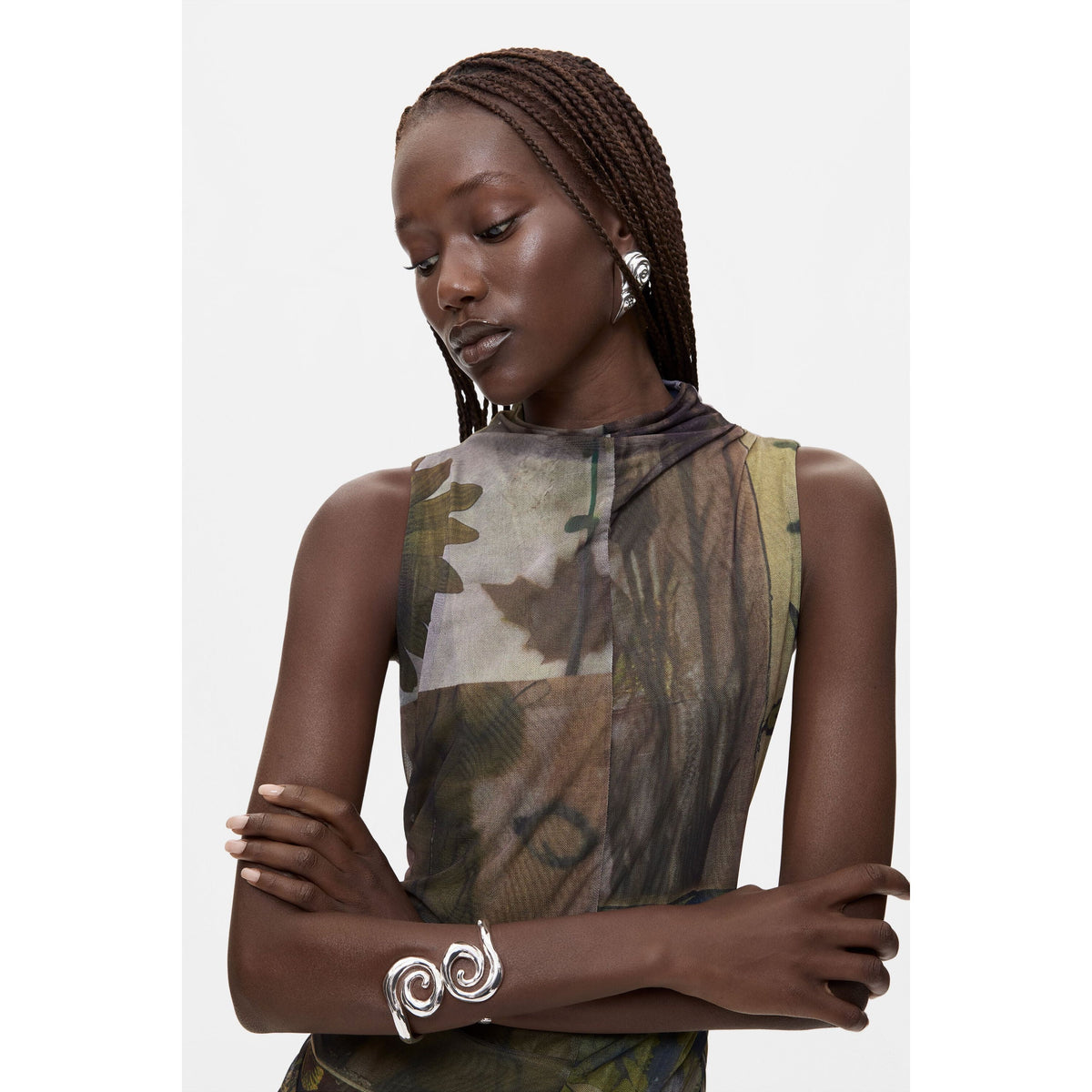Asymmetrical Sleeveless Dress