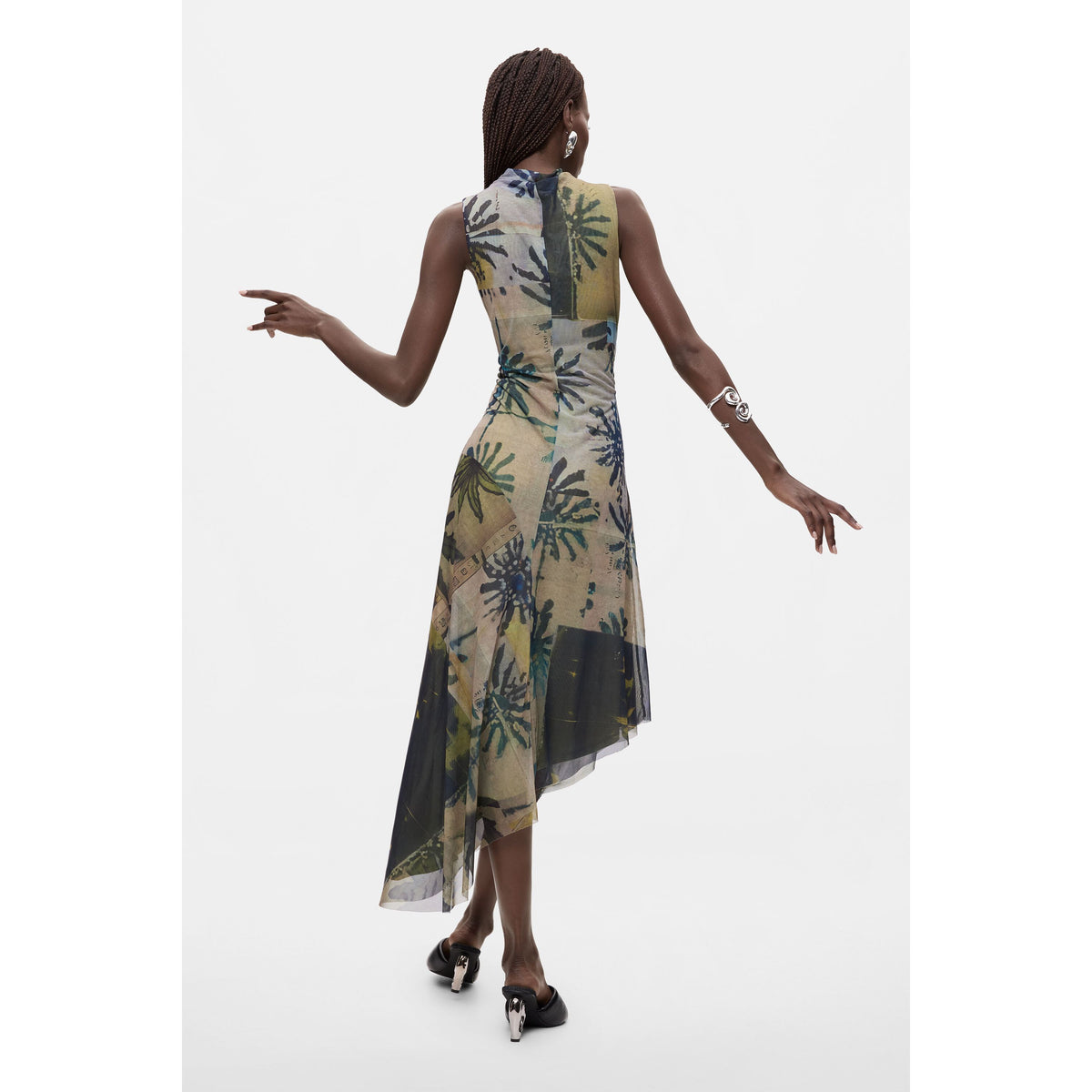 Asymmetrical Sleeveless Dress