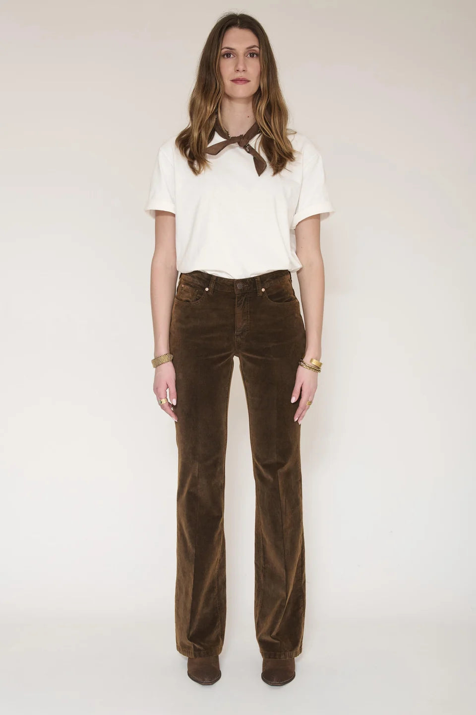 The Harley Cotton Suede Pants