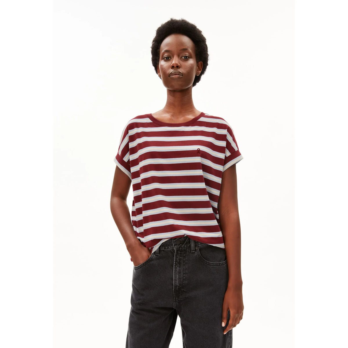 IDAARA STRIPES T-SHIRT | 100% Organic Cotton