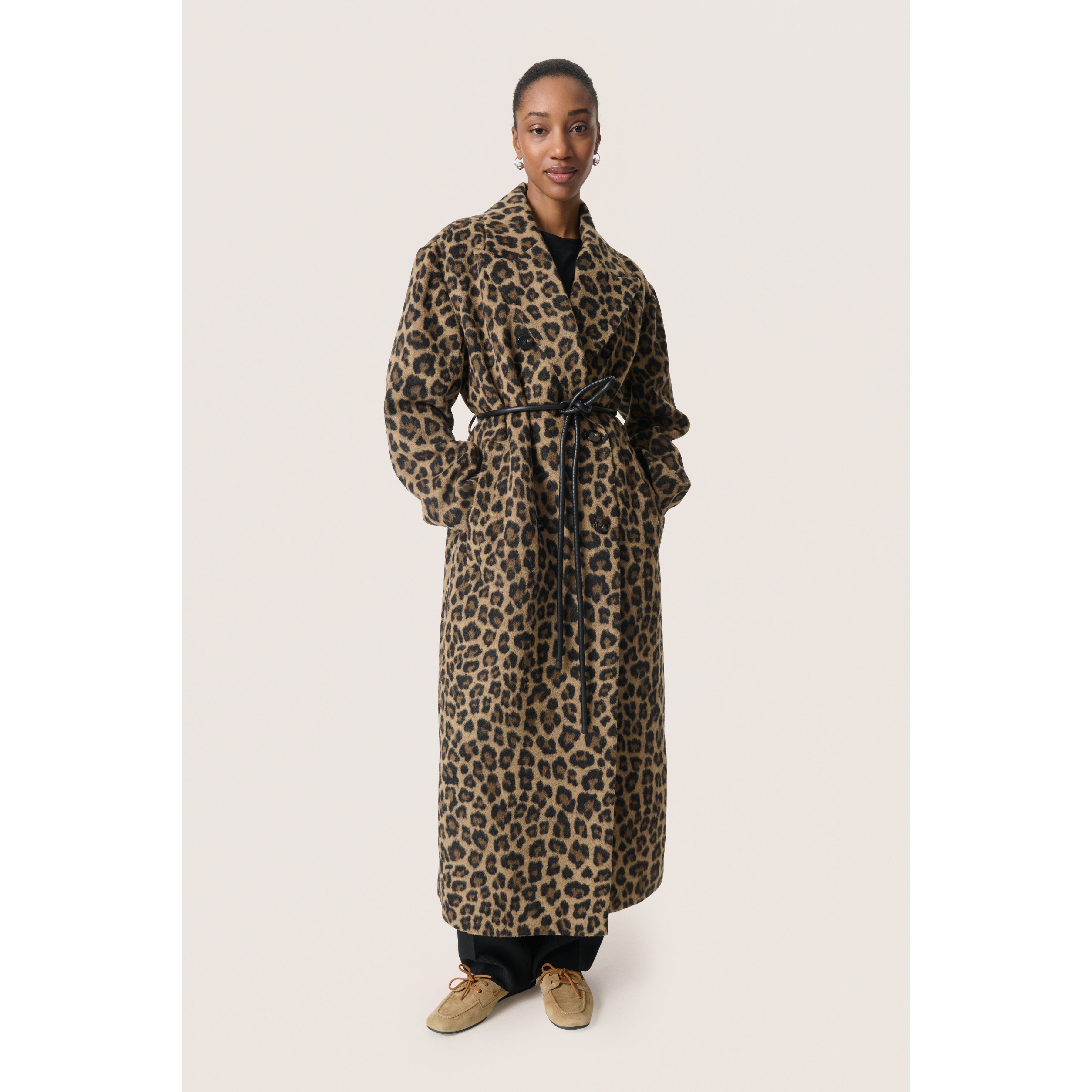 Leony Mafalda Coat – Leopard Print