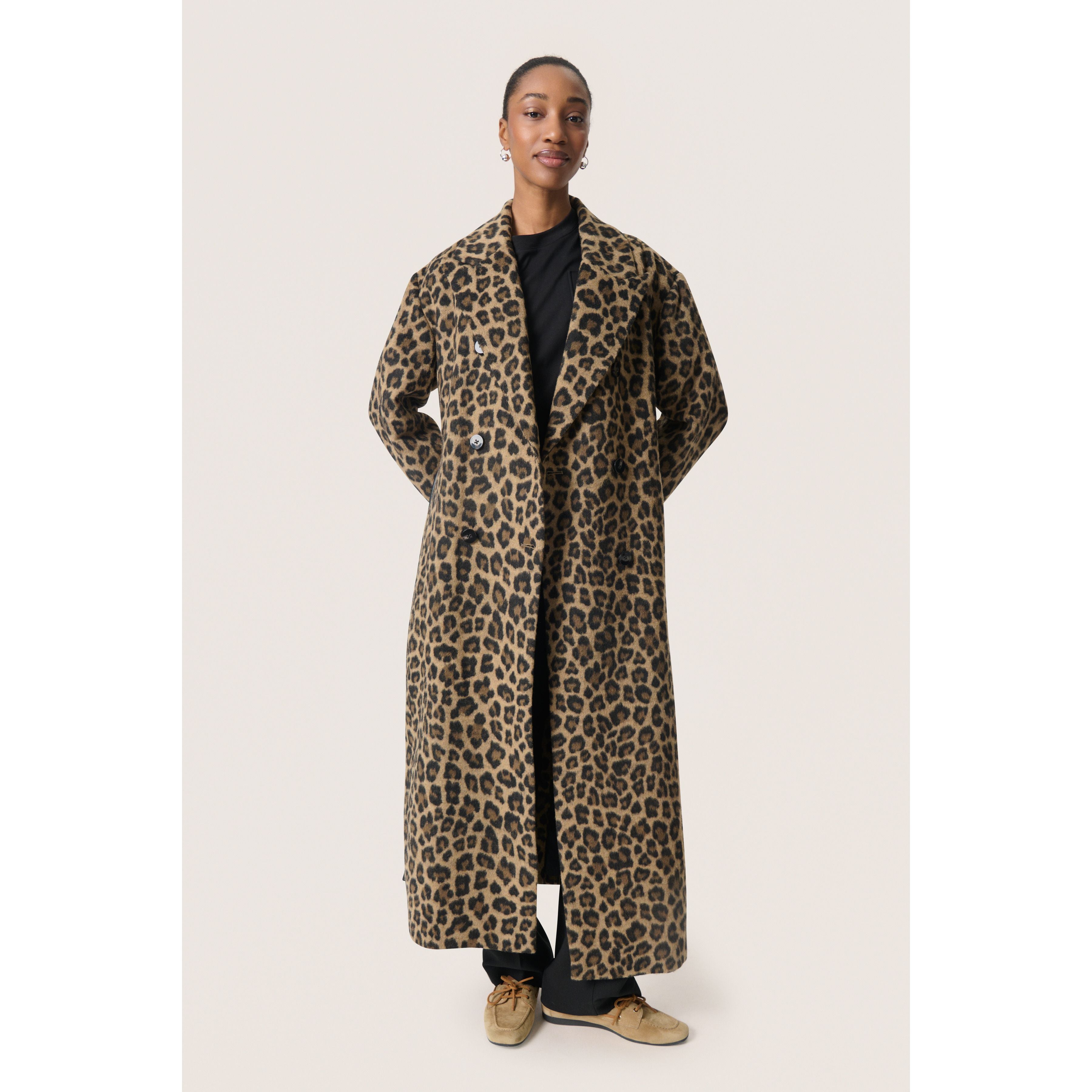 Leony Mafalda Coat – Leopard Print