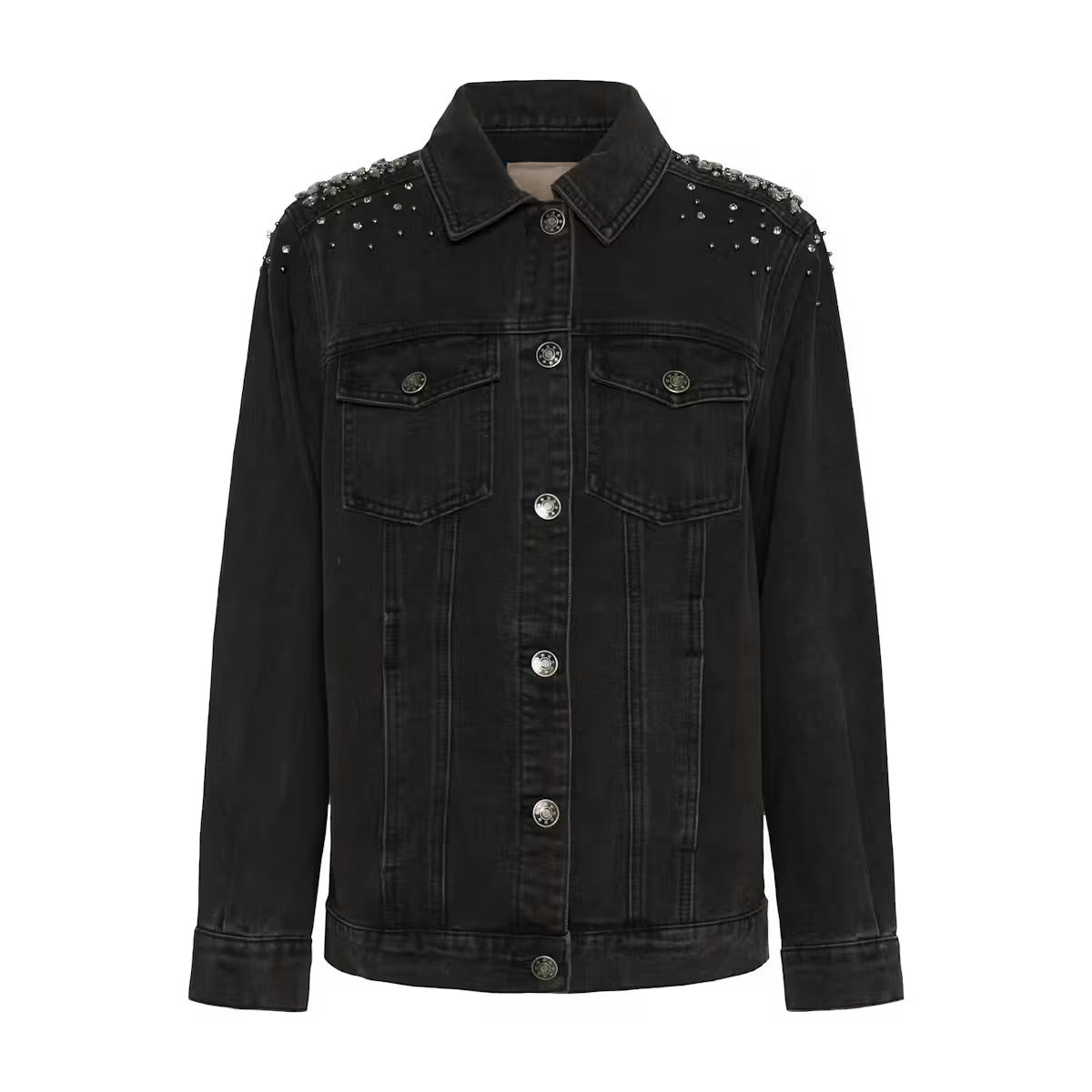 CUcally Embellished Denim Jacket