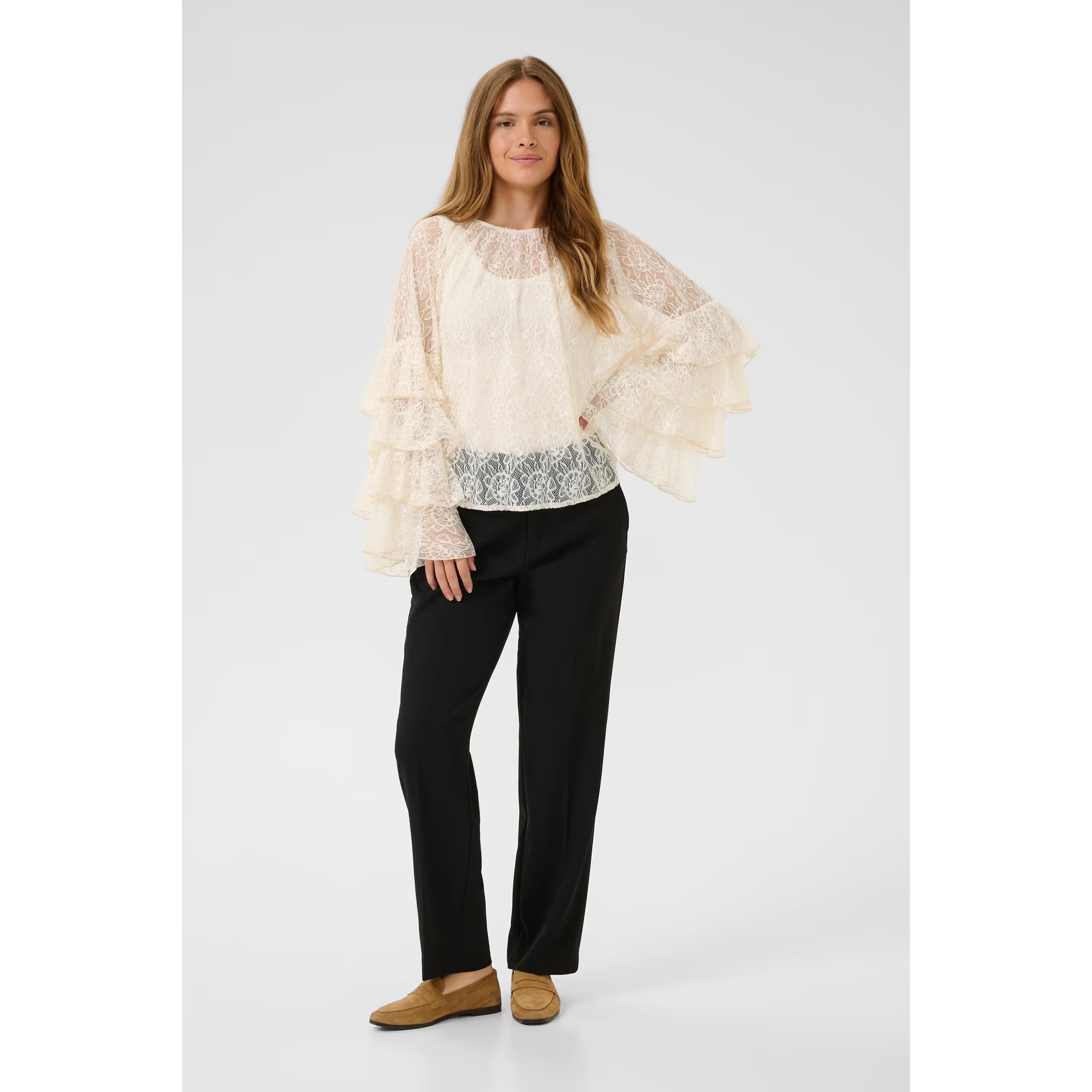 Clemency Ruffle Sleeve Blouse