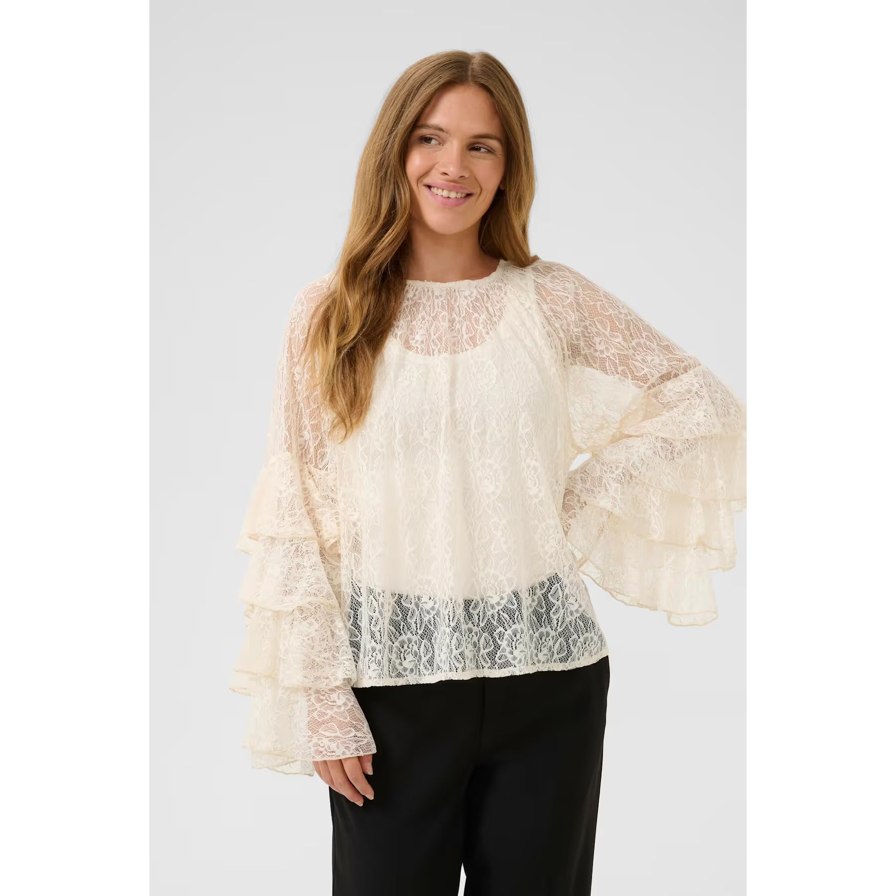 Clemency Ruffle Sleeve Blouse