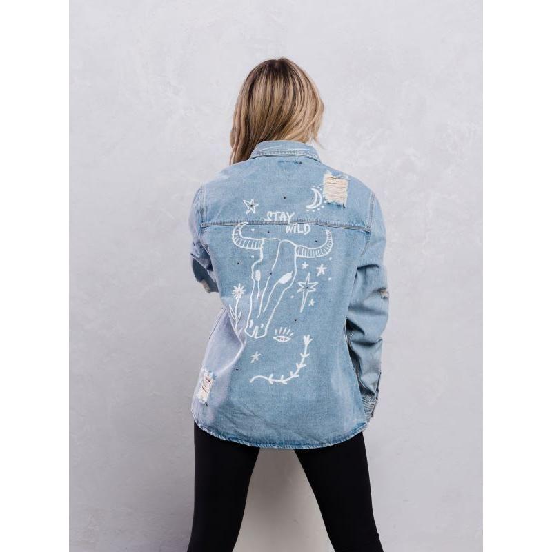 Stay Wild Denim Jacket