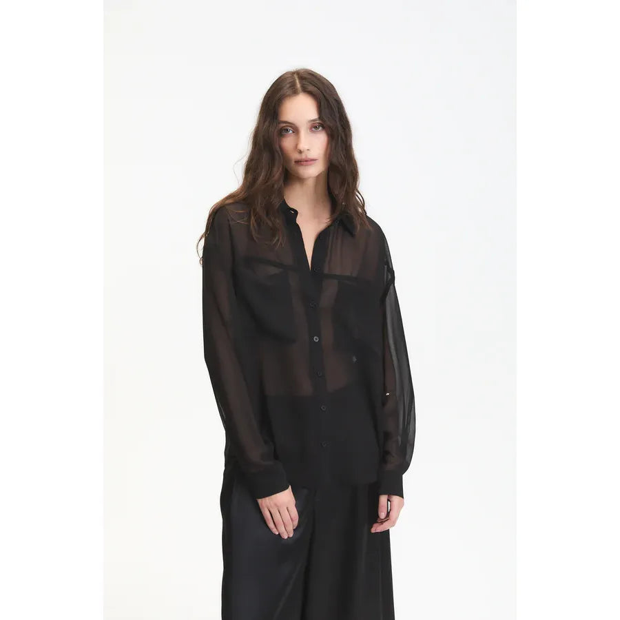 GRAYSON SHEER BLOUSE