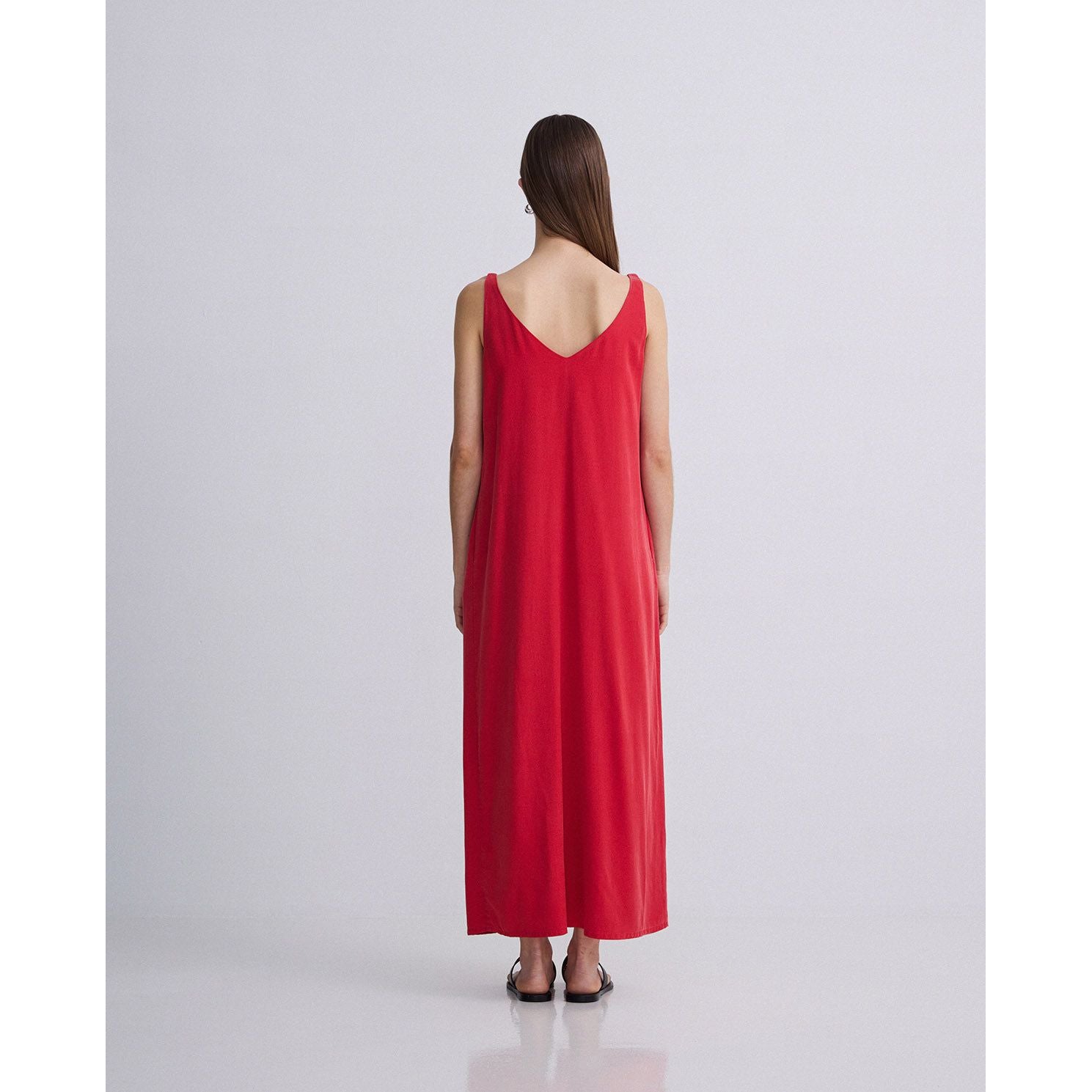 Sleeveless Tencel Dress