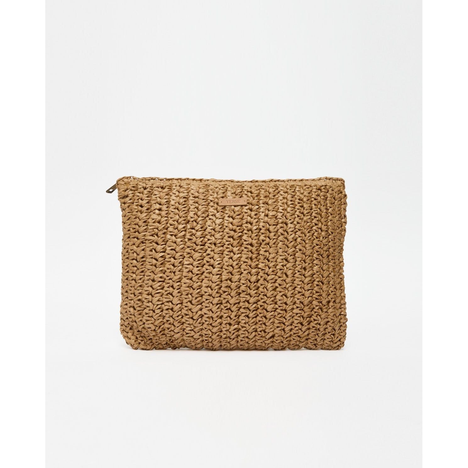 Raffia Clutch