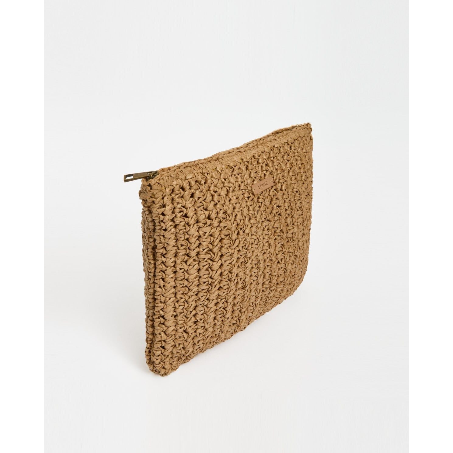 Raffia Clutch
