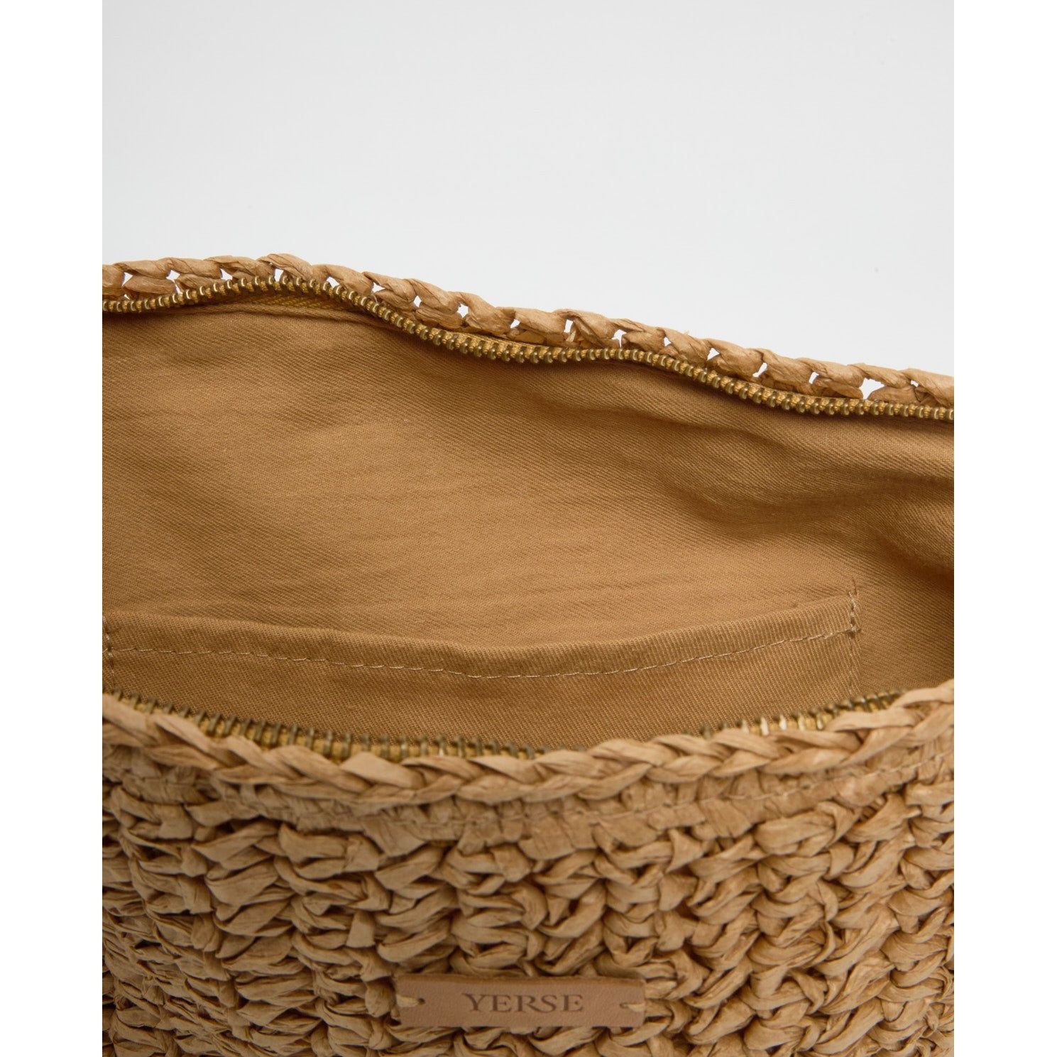 Raffia Clutch