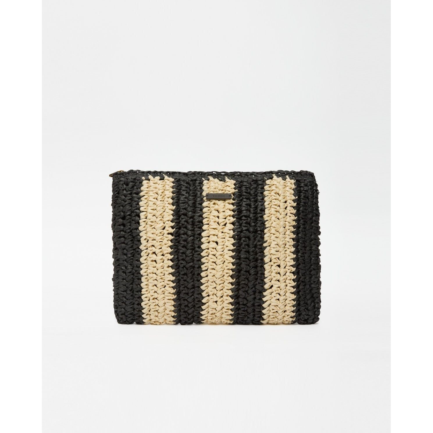 Raffia Clutch