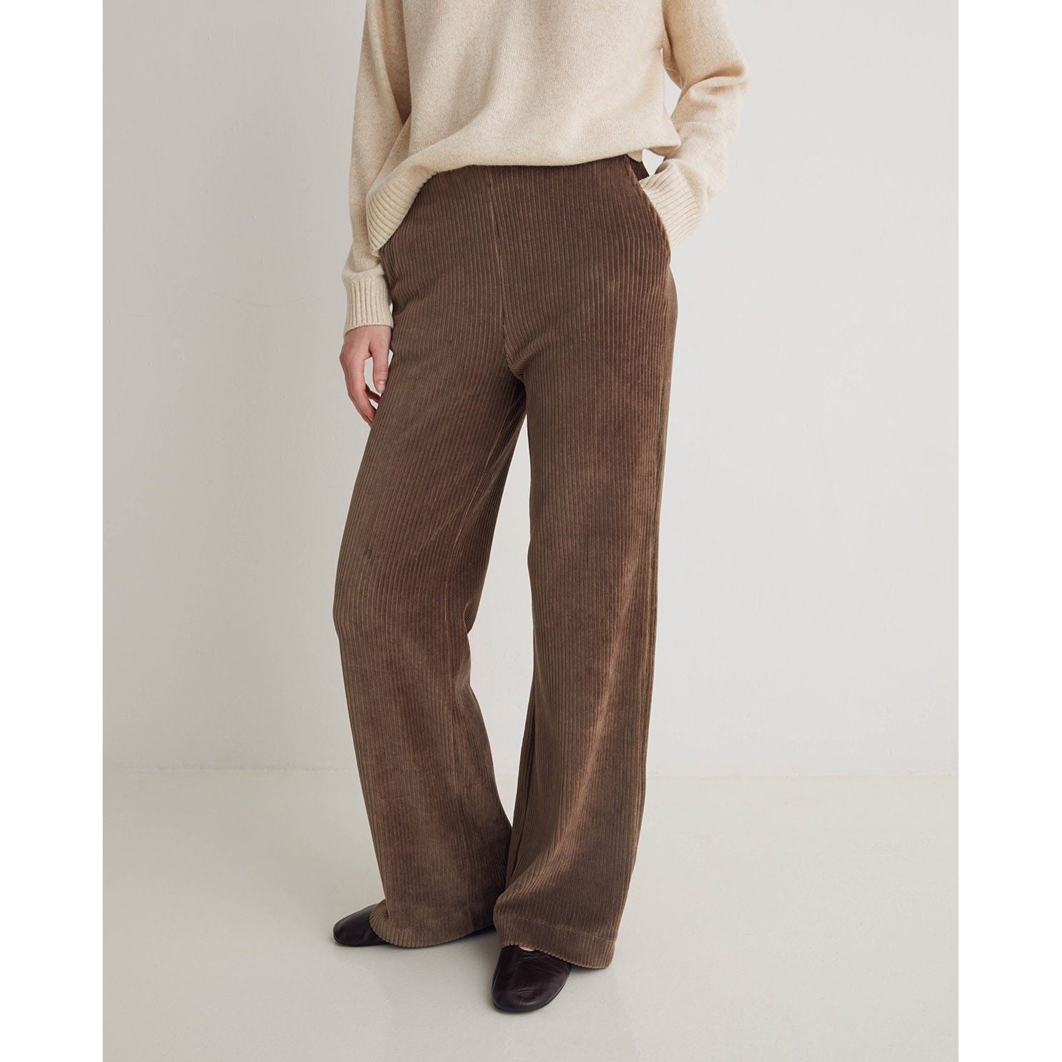 Wide-leg Corduroy Trouser
