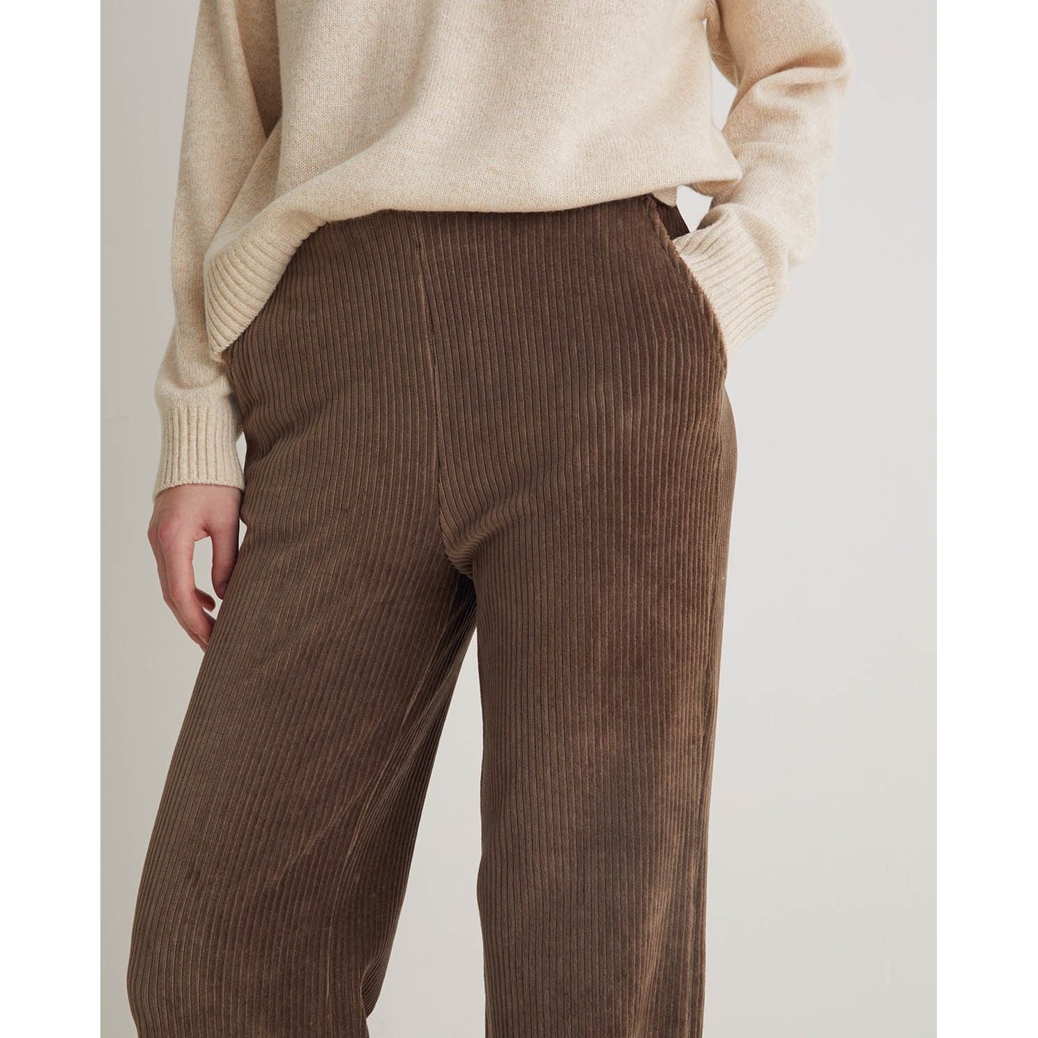 Wide-leg Corduroy Trouser