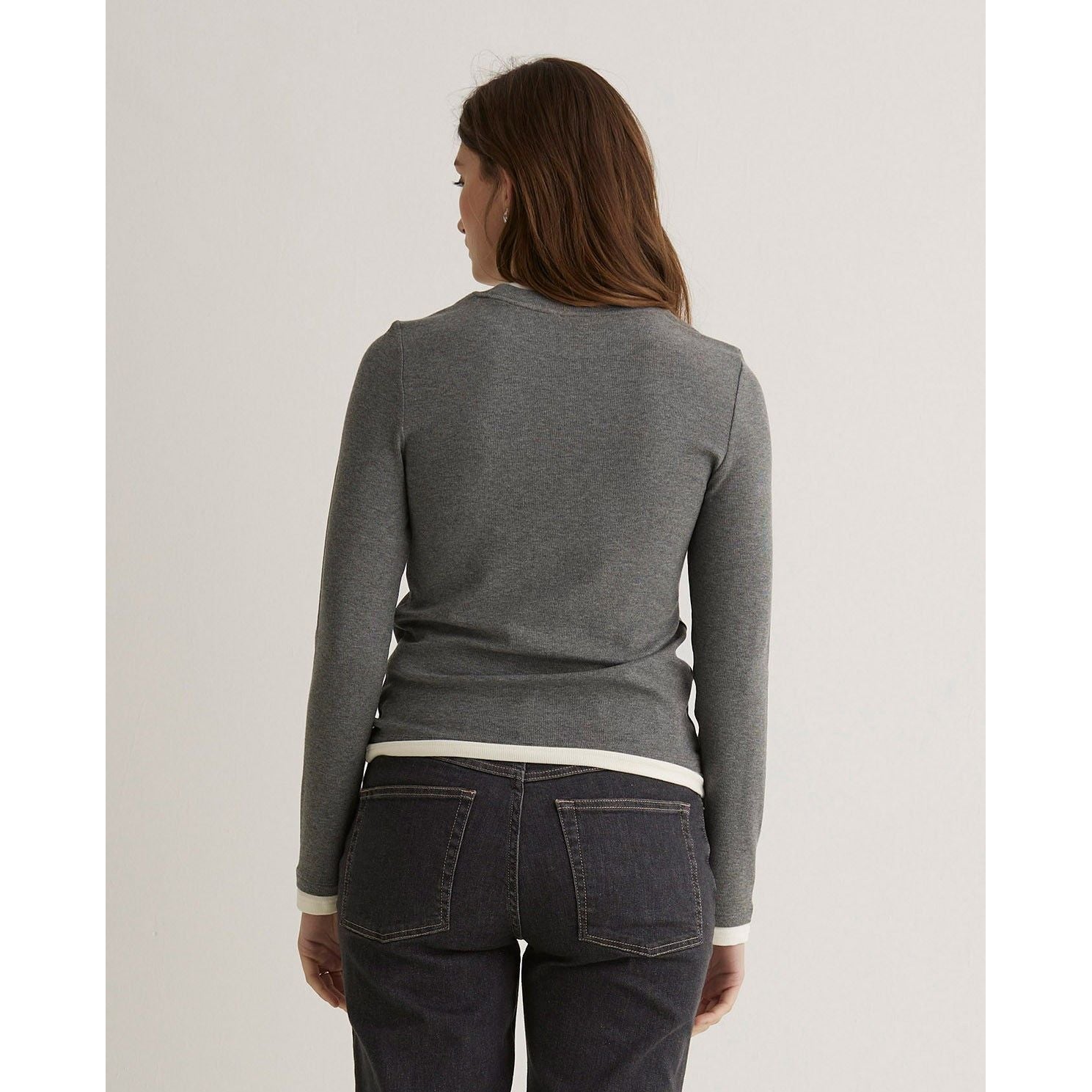 Grey Overlay Contrast Shirt