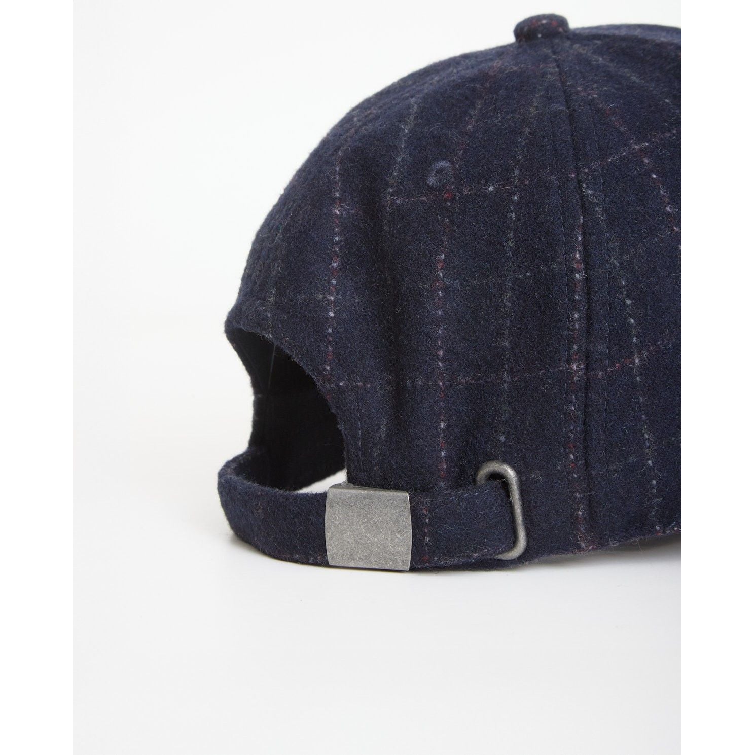 Navy-Blue Corduroy Flannel Cap