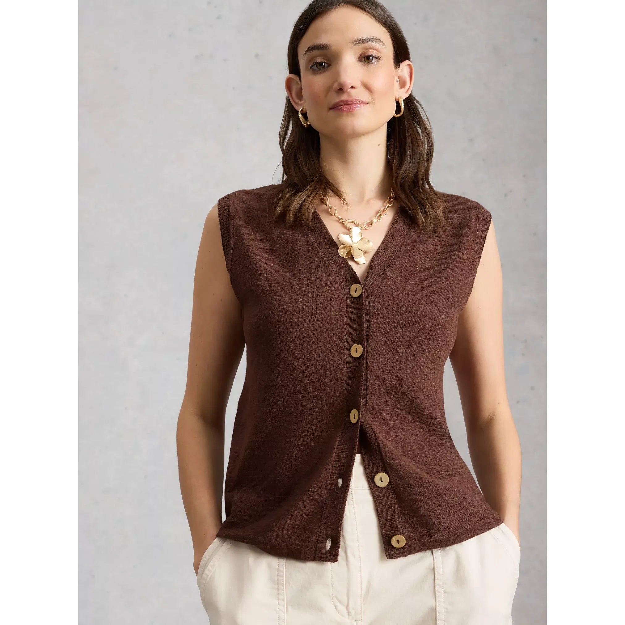 Nova Linen Blend Tank
