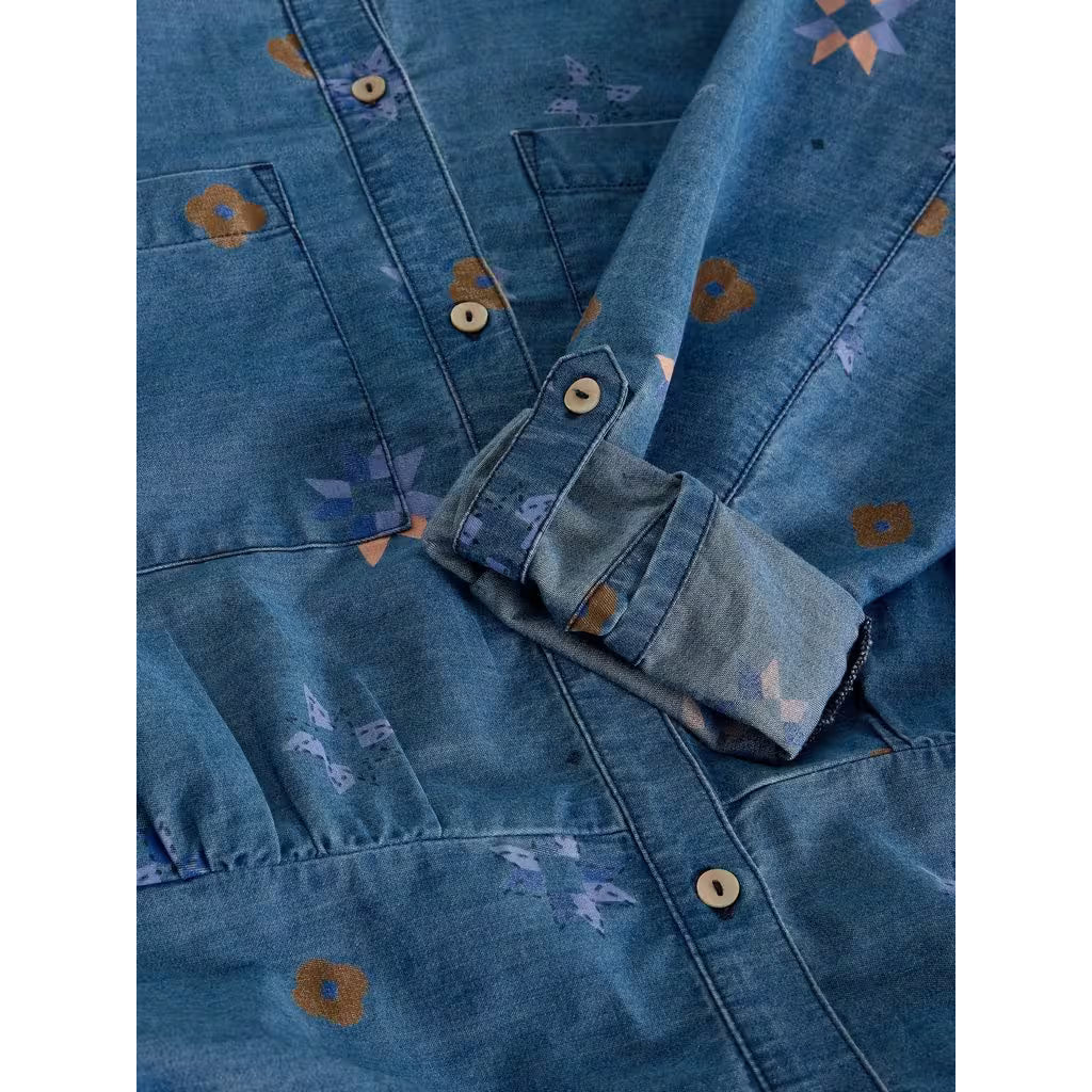 Lana Denim Midi Dress