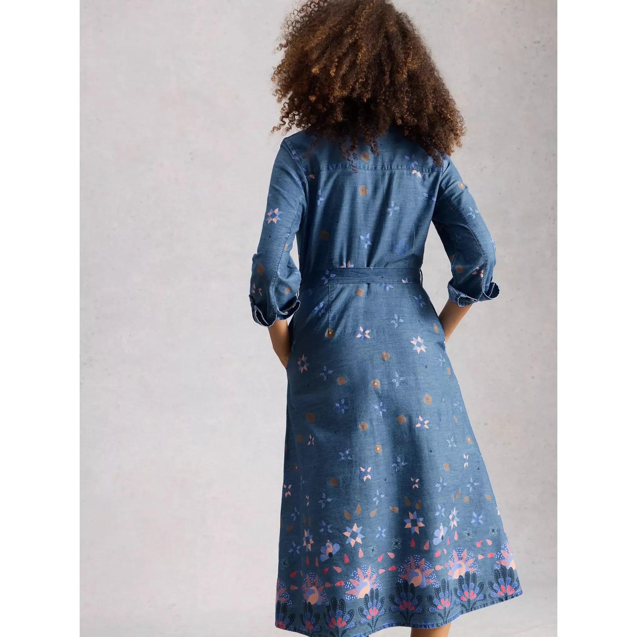 Lana Denim Midi Dress