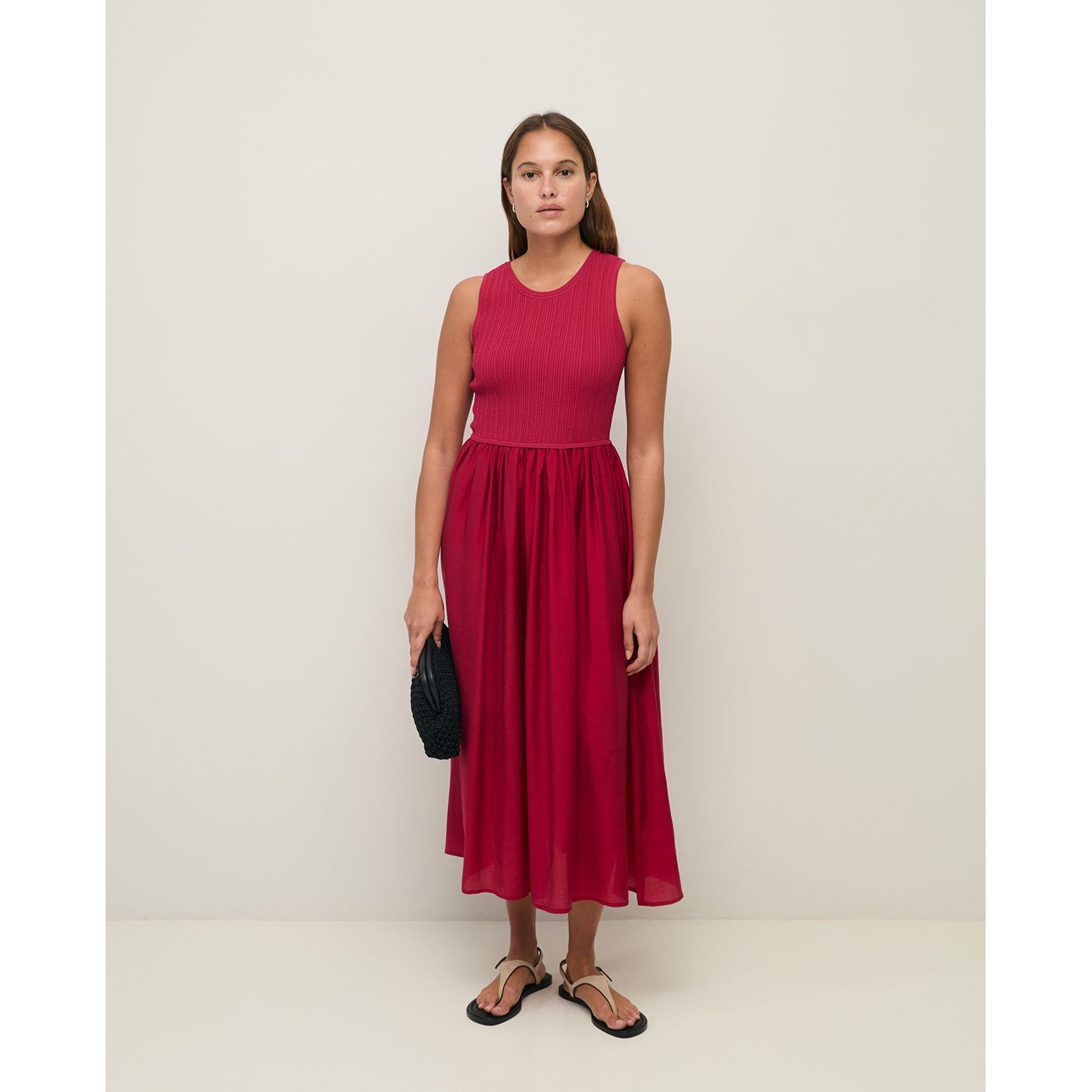 Yerse Bi-Material Dress