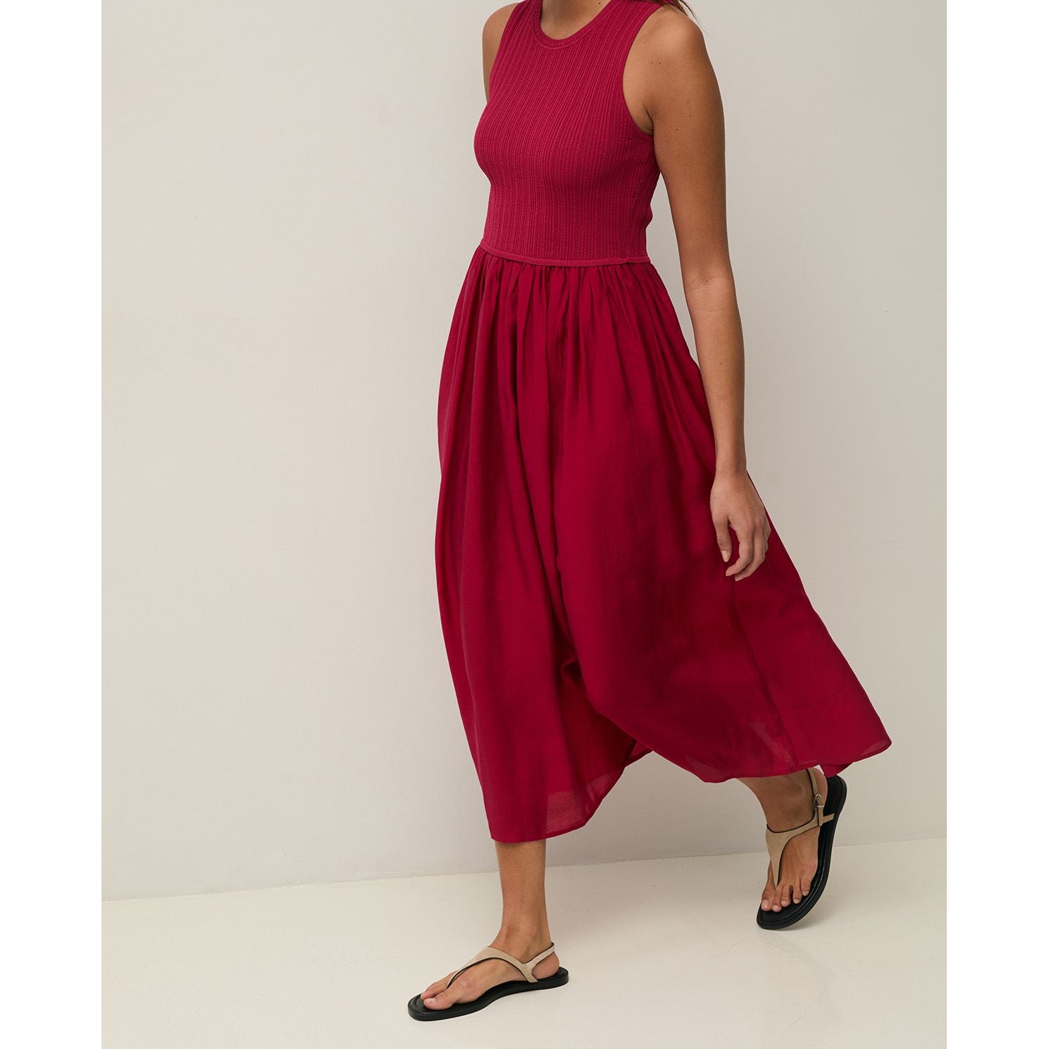 Yerse Bi-Material Dress