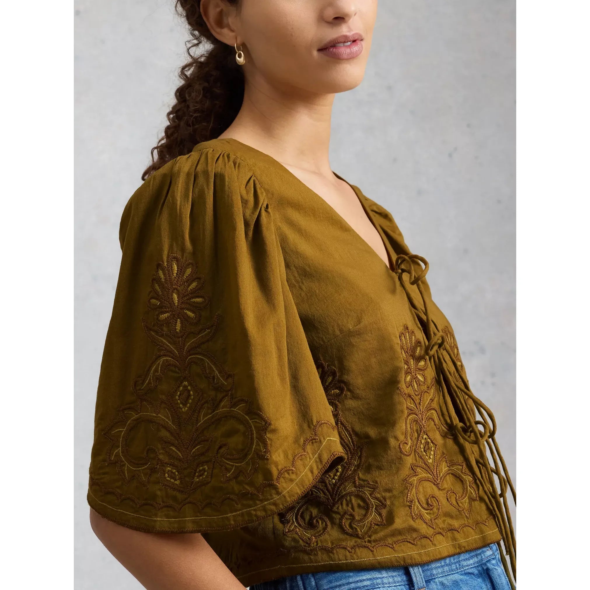 Erin Front Tie Top