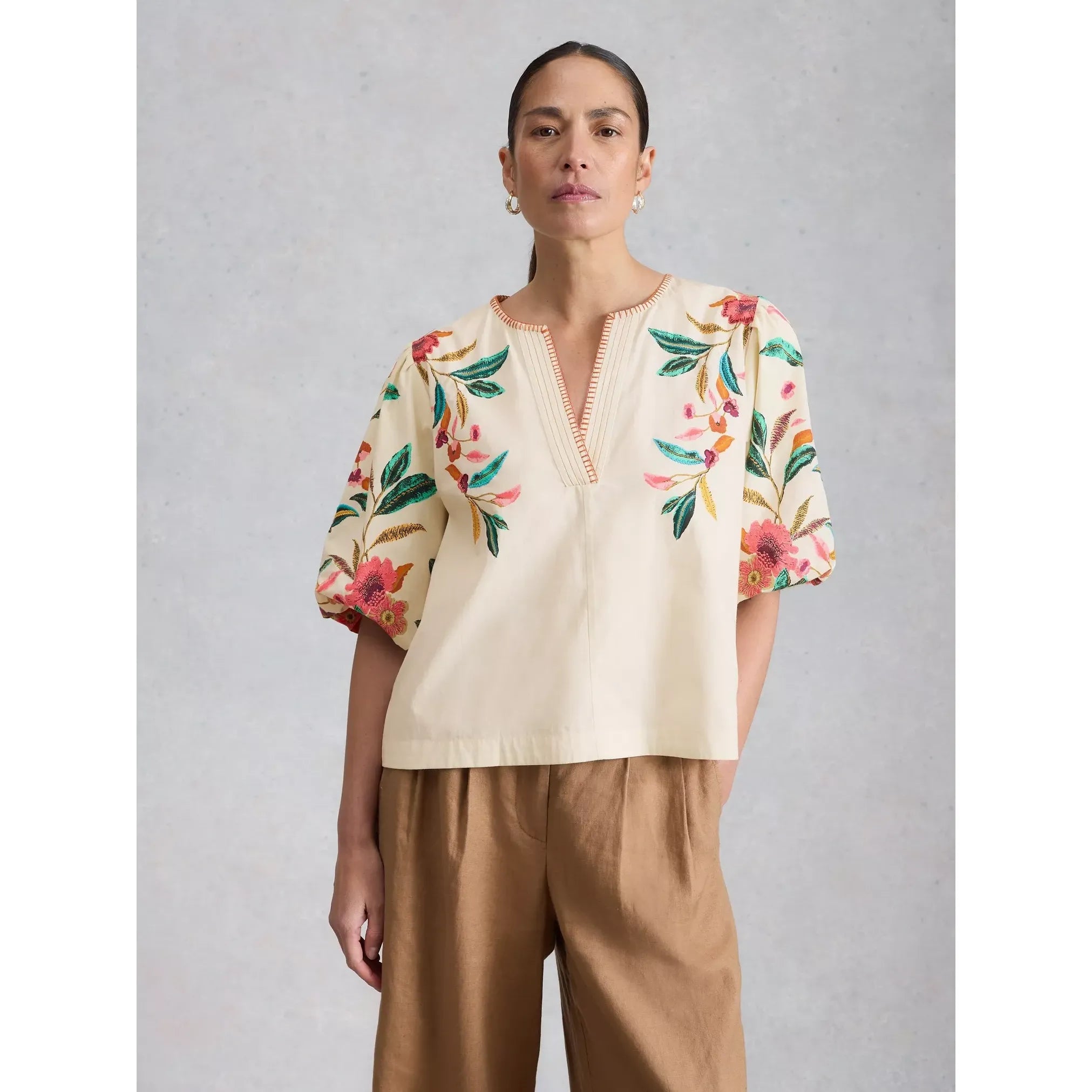 Maeve Embroidered Top
