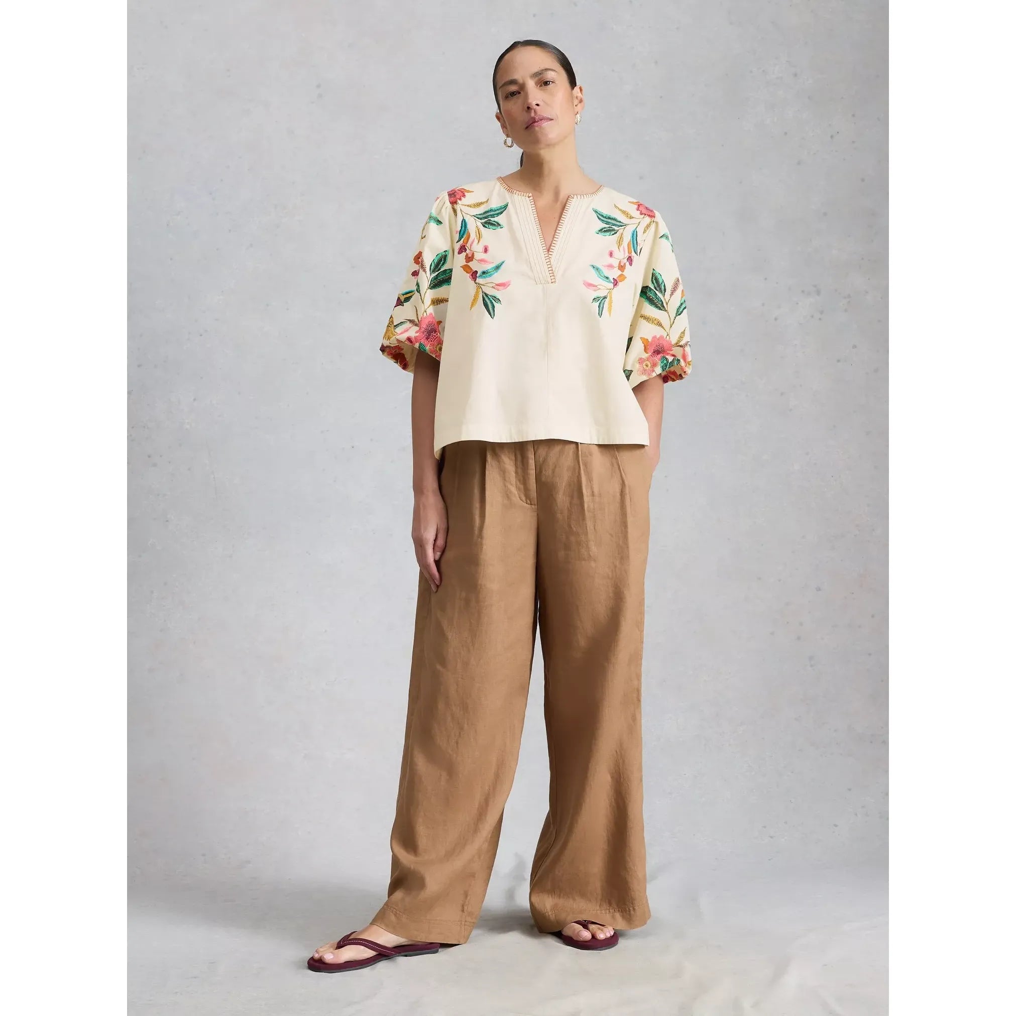 Maeve Embroidered Top