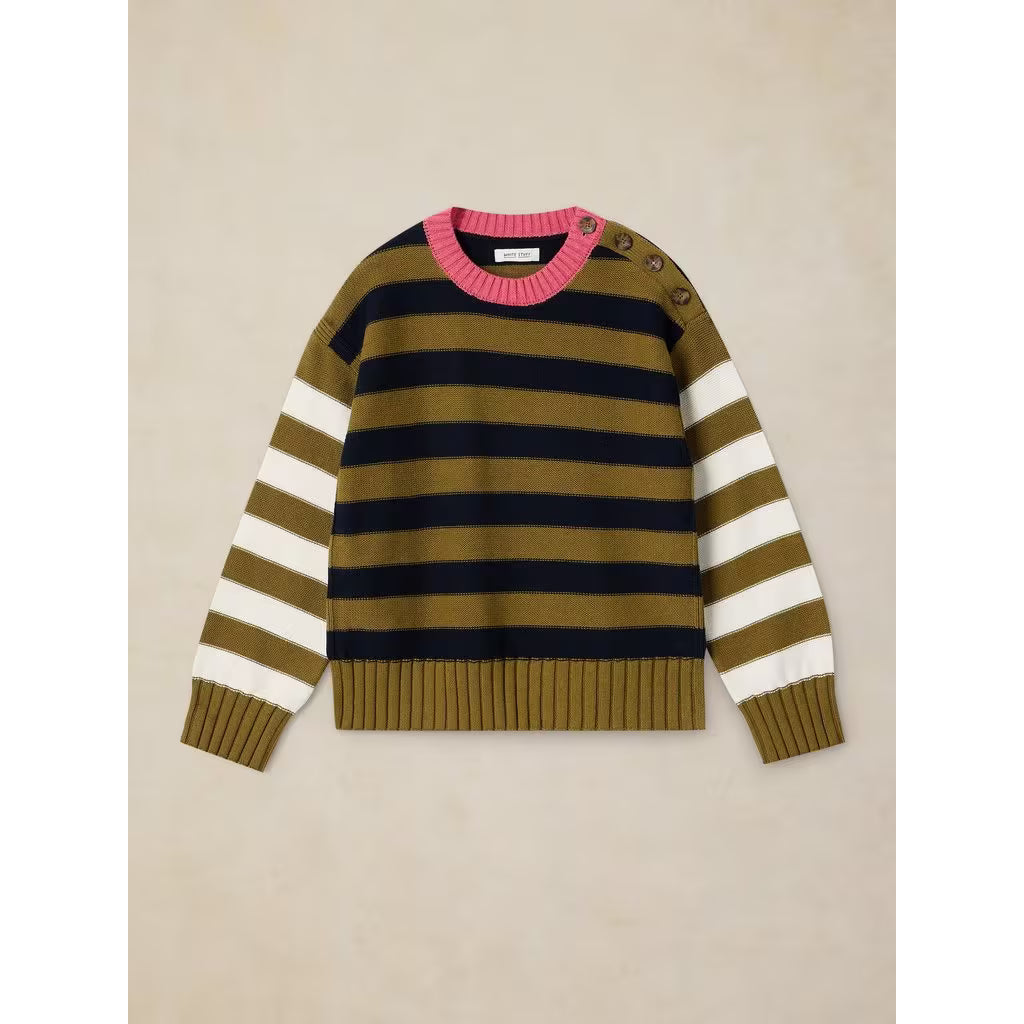 Bea Button Cotton Jumper