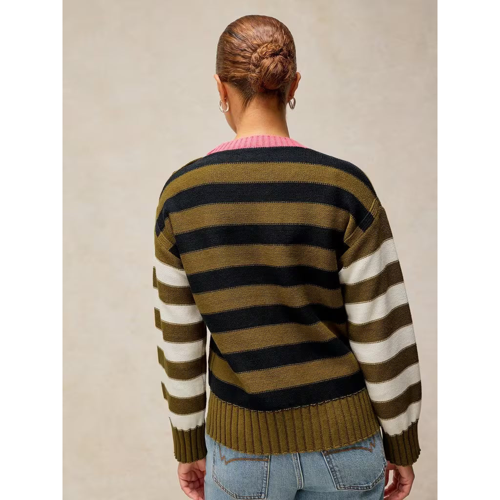 Bea Button Cotton Jumper