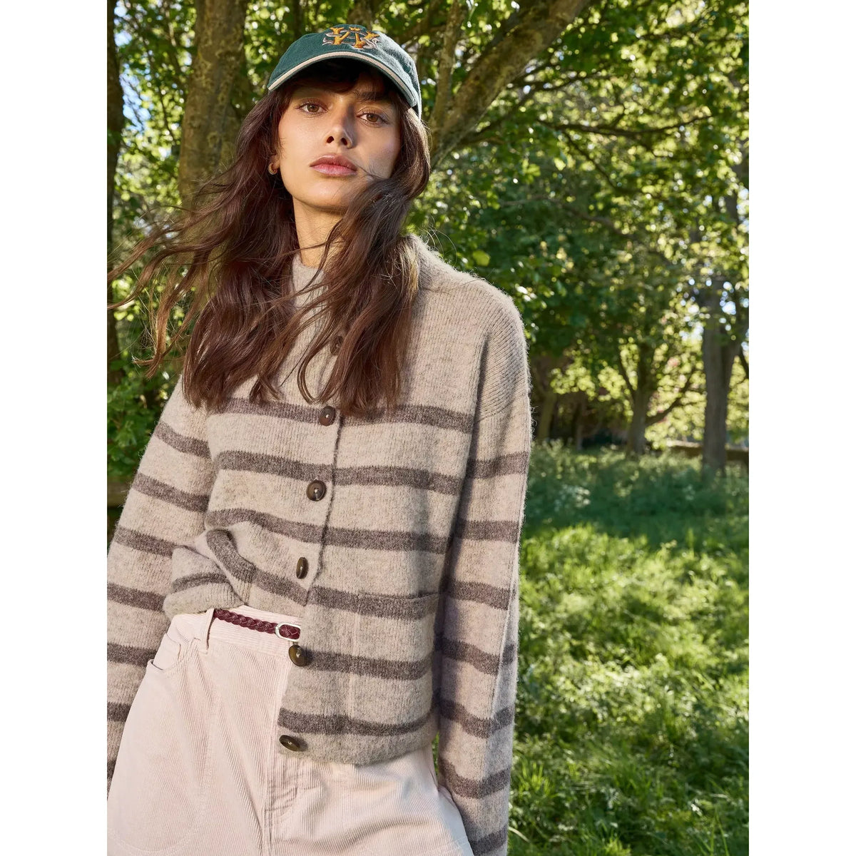 Margot Striped Cardi
