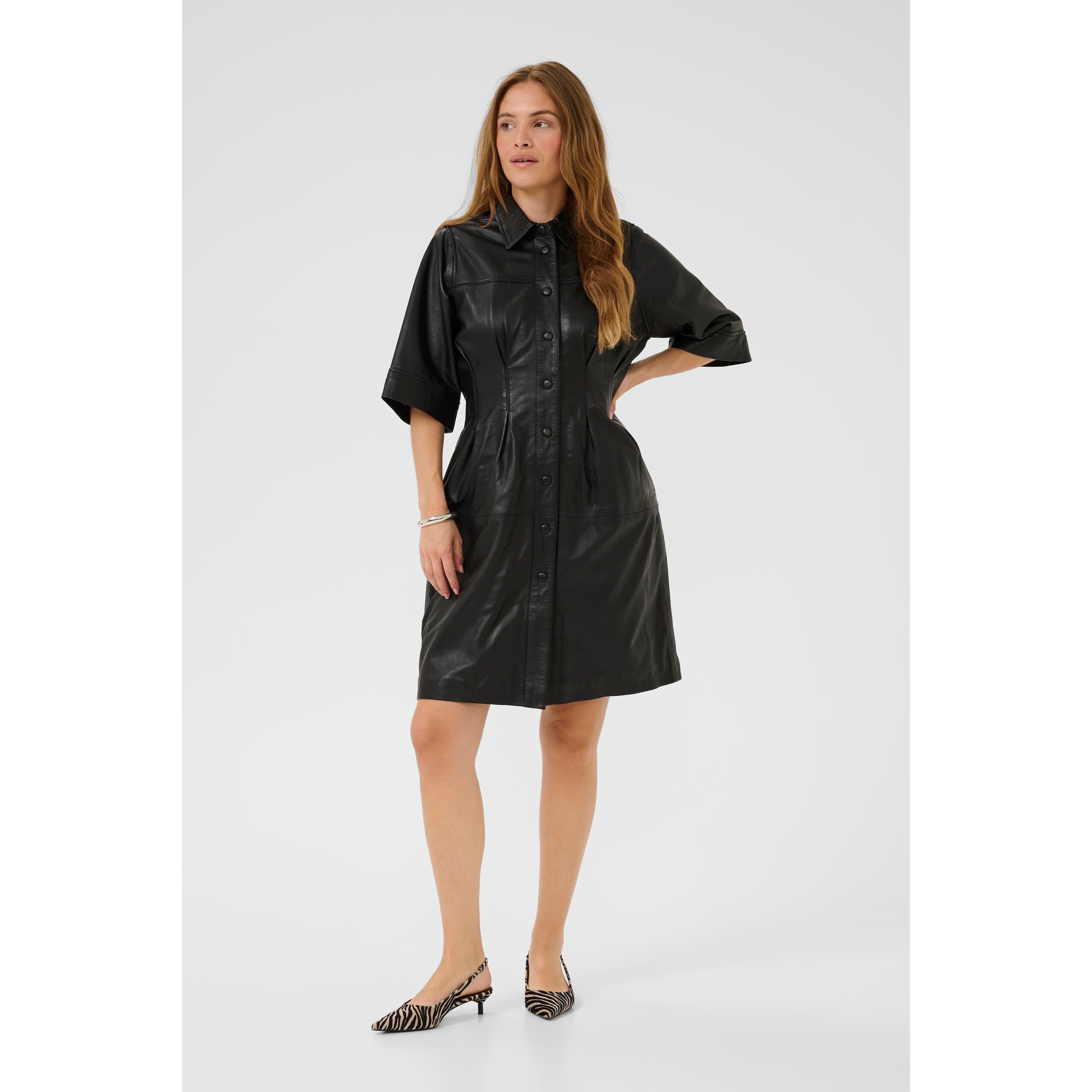 Lima Leather Dress