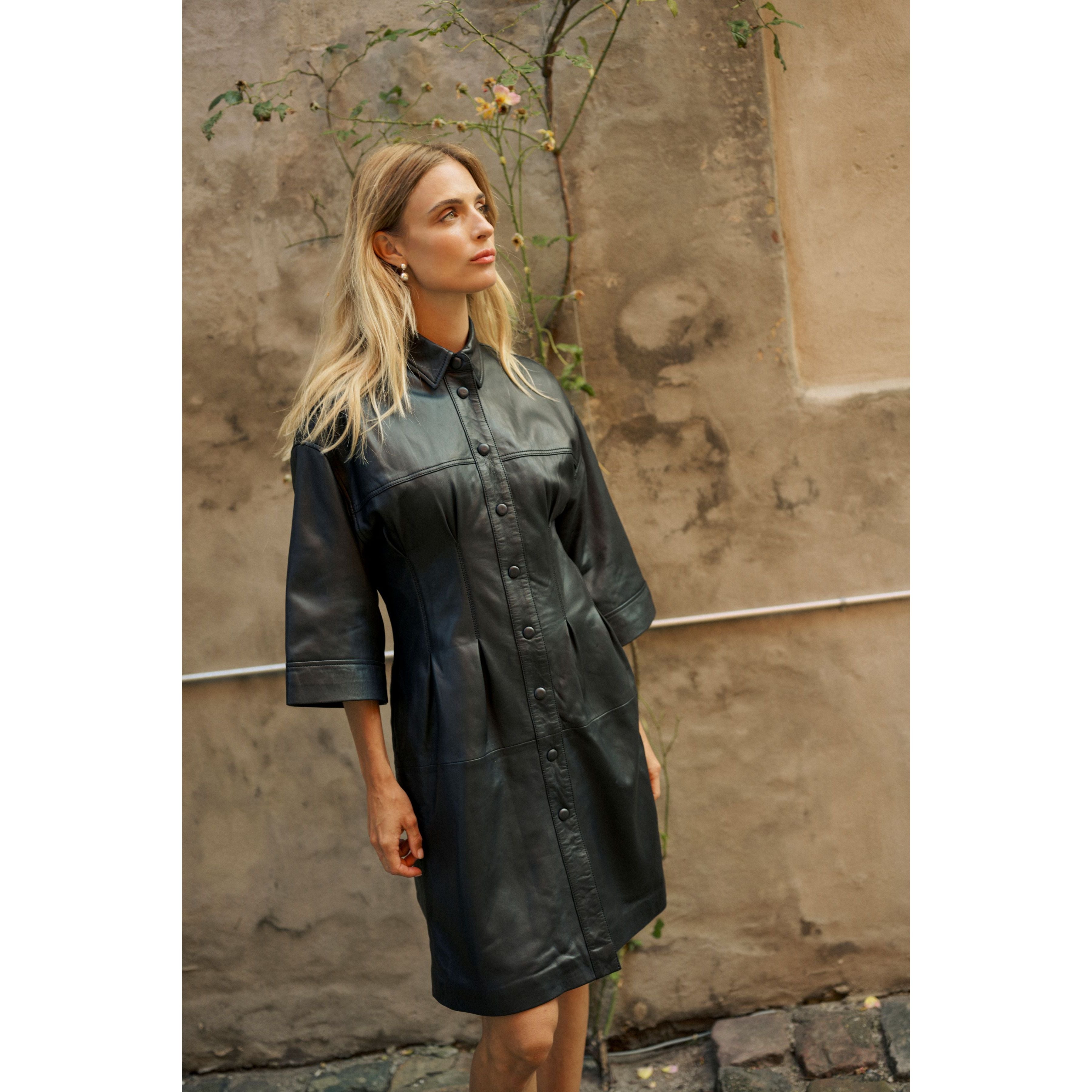 Lima Leather Dress