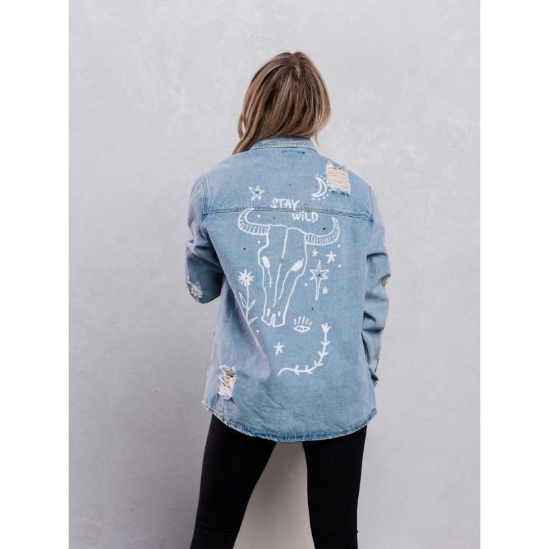 Stay Wild Denim Jacket