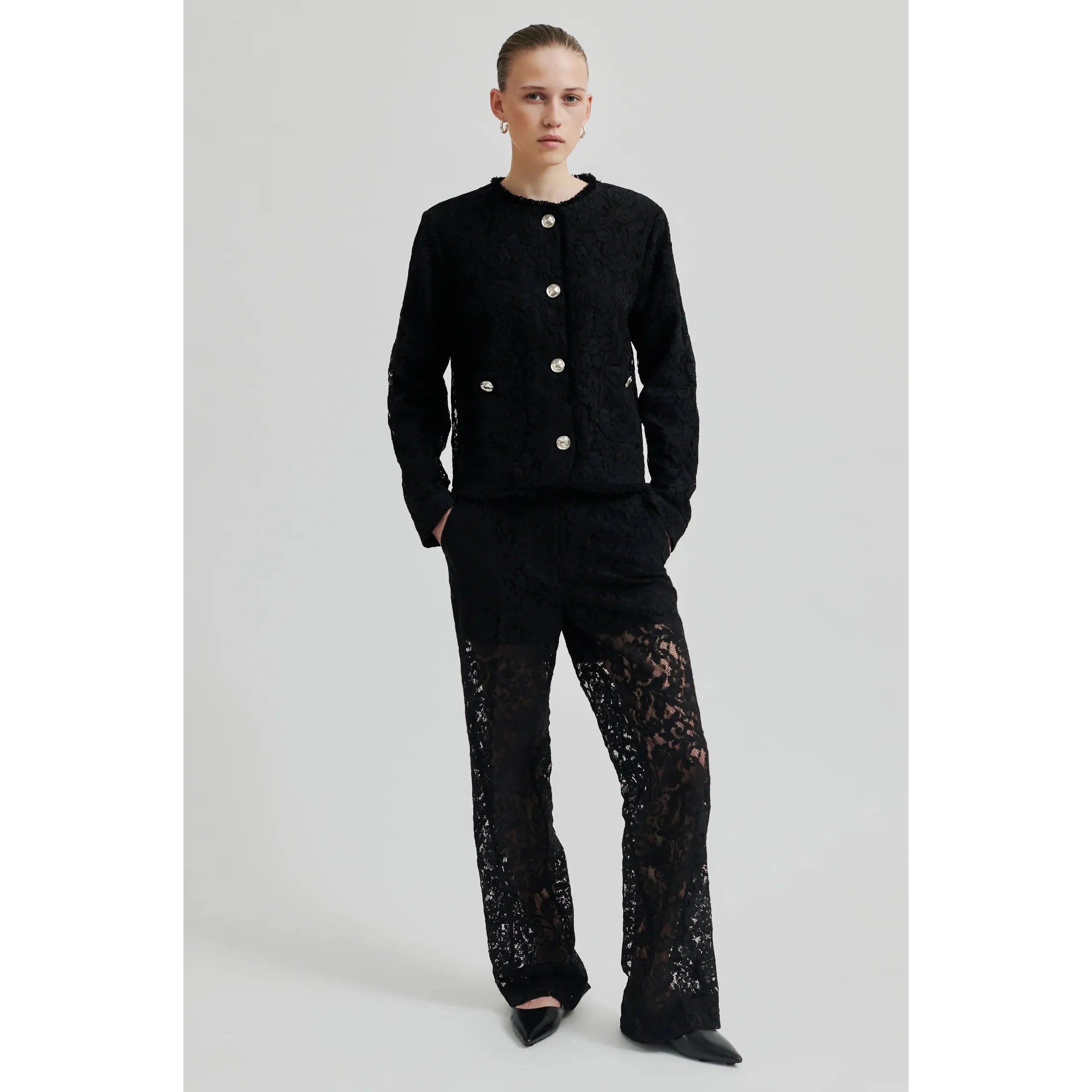 Border Lace Trousers