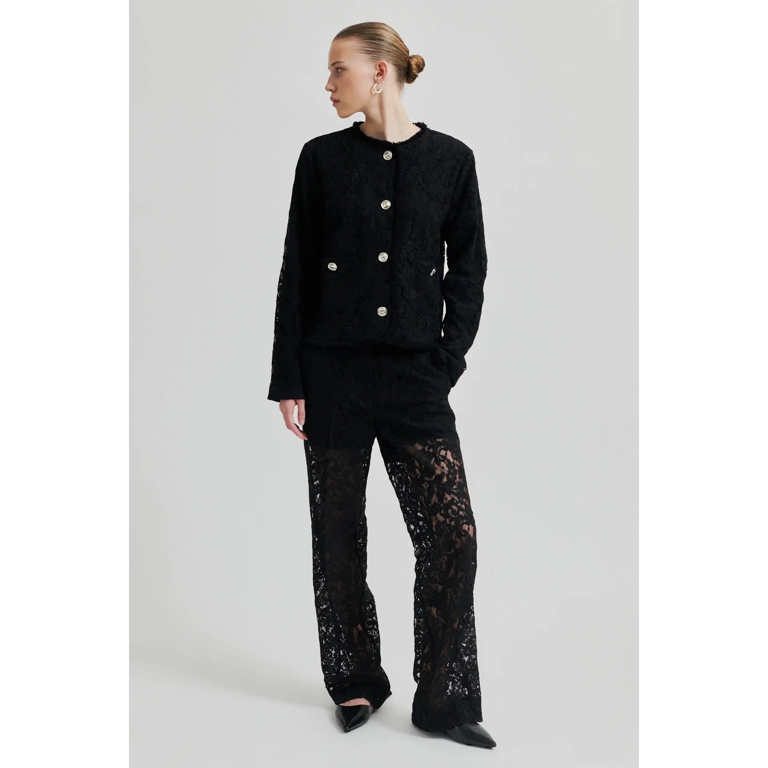 Border Lace Trousers