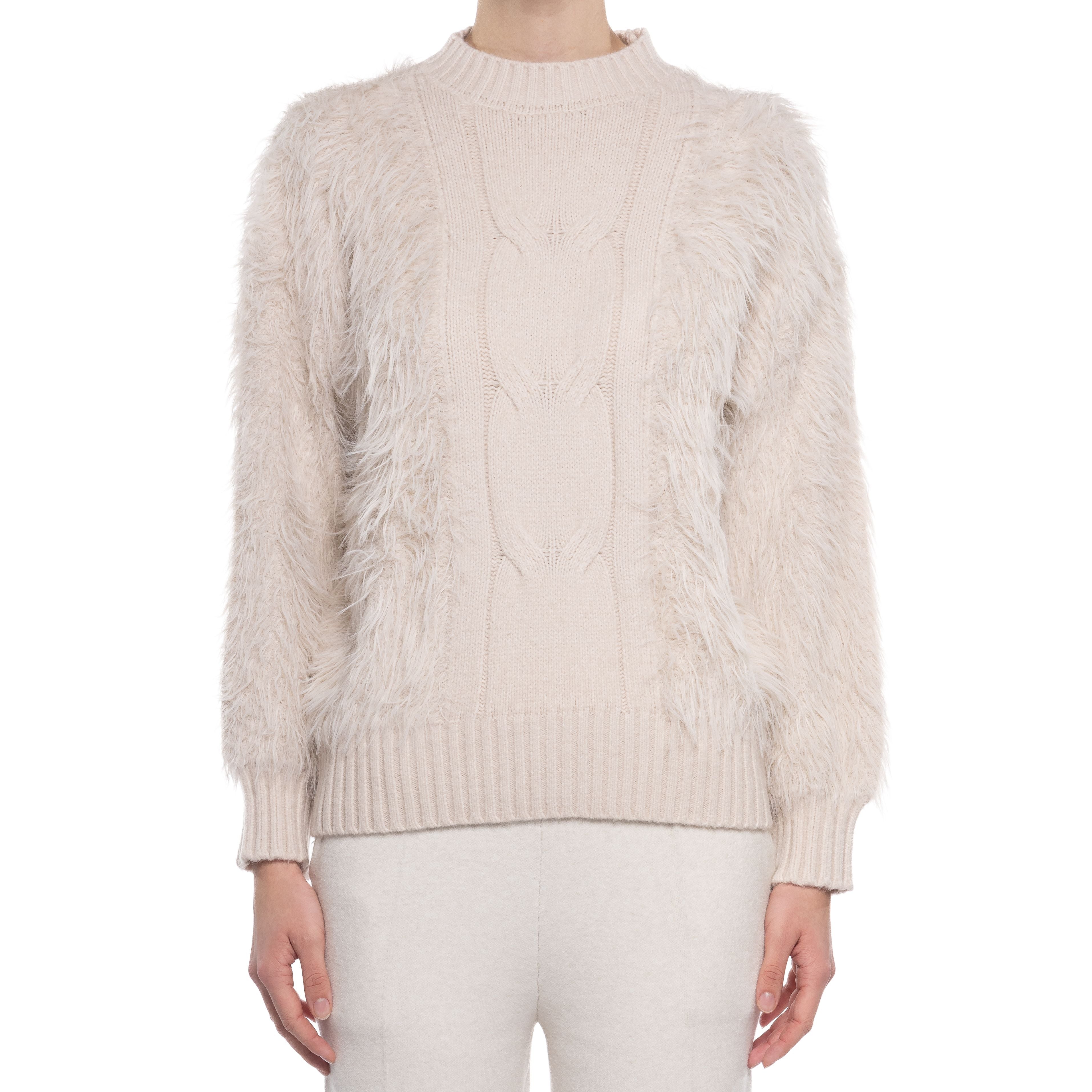 Whisper White Textured Sweater