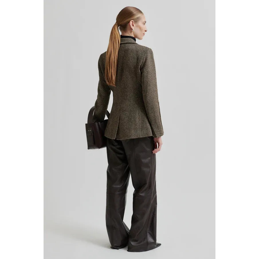 Emi Fitted Tweed Blazer