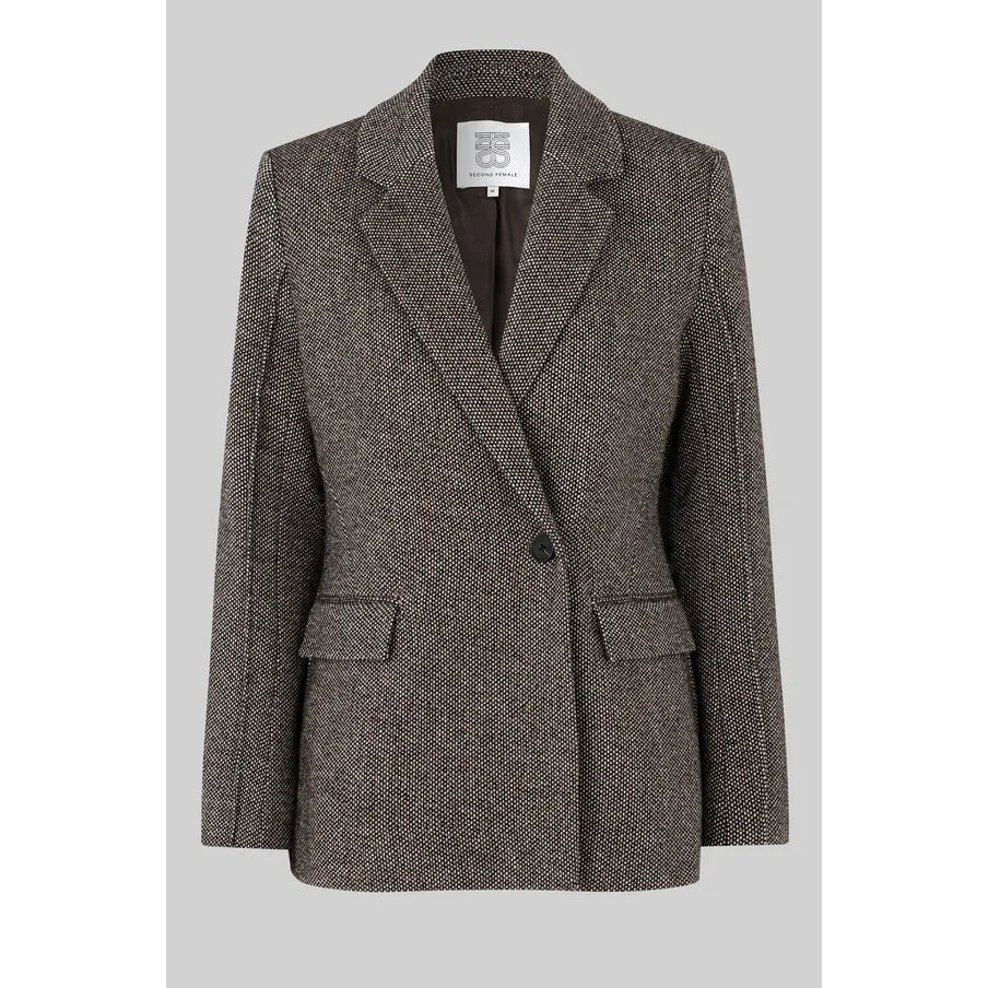 Emi Fitted Tweed Blazer