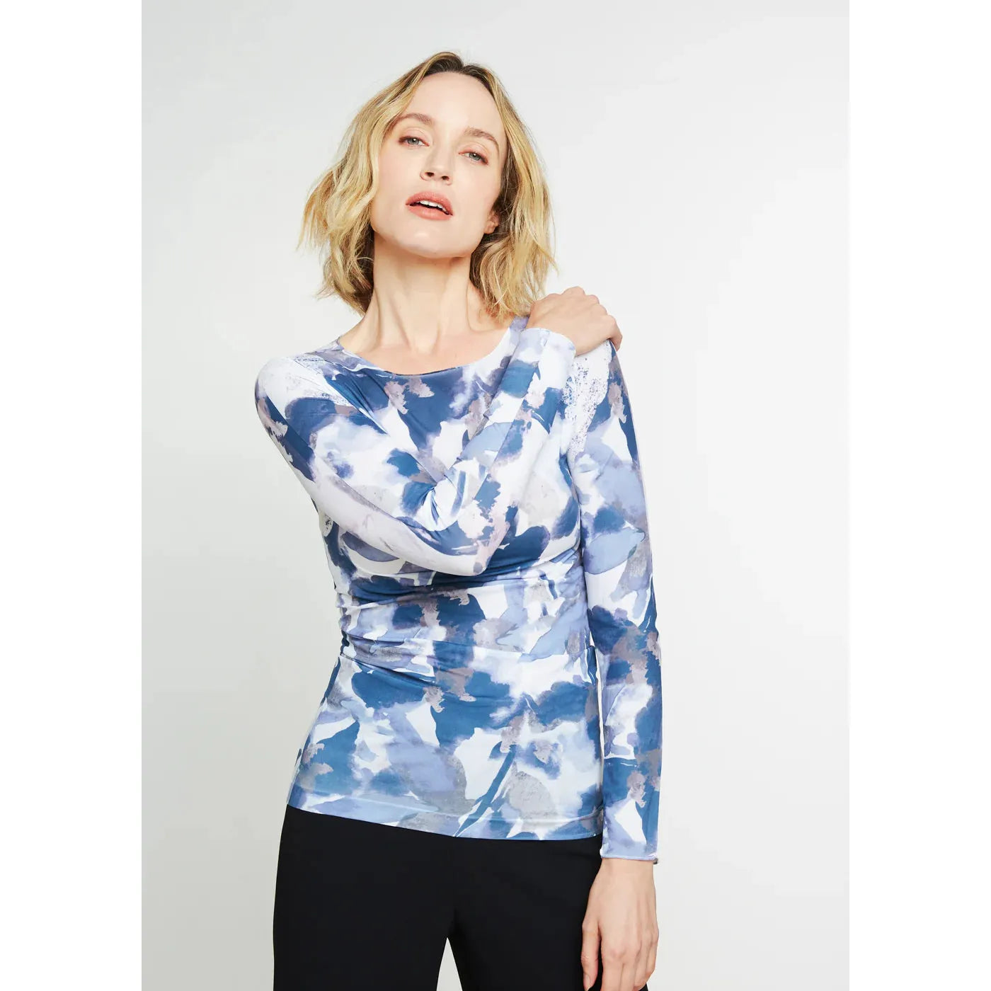 Foliage Second Skin Raw Edge Top