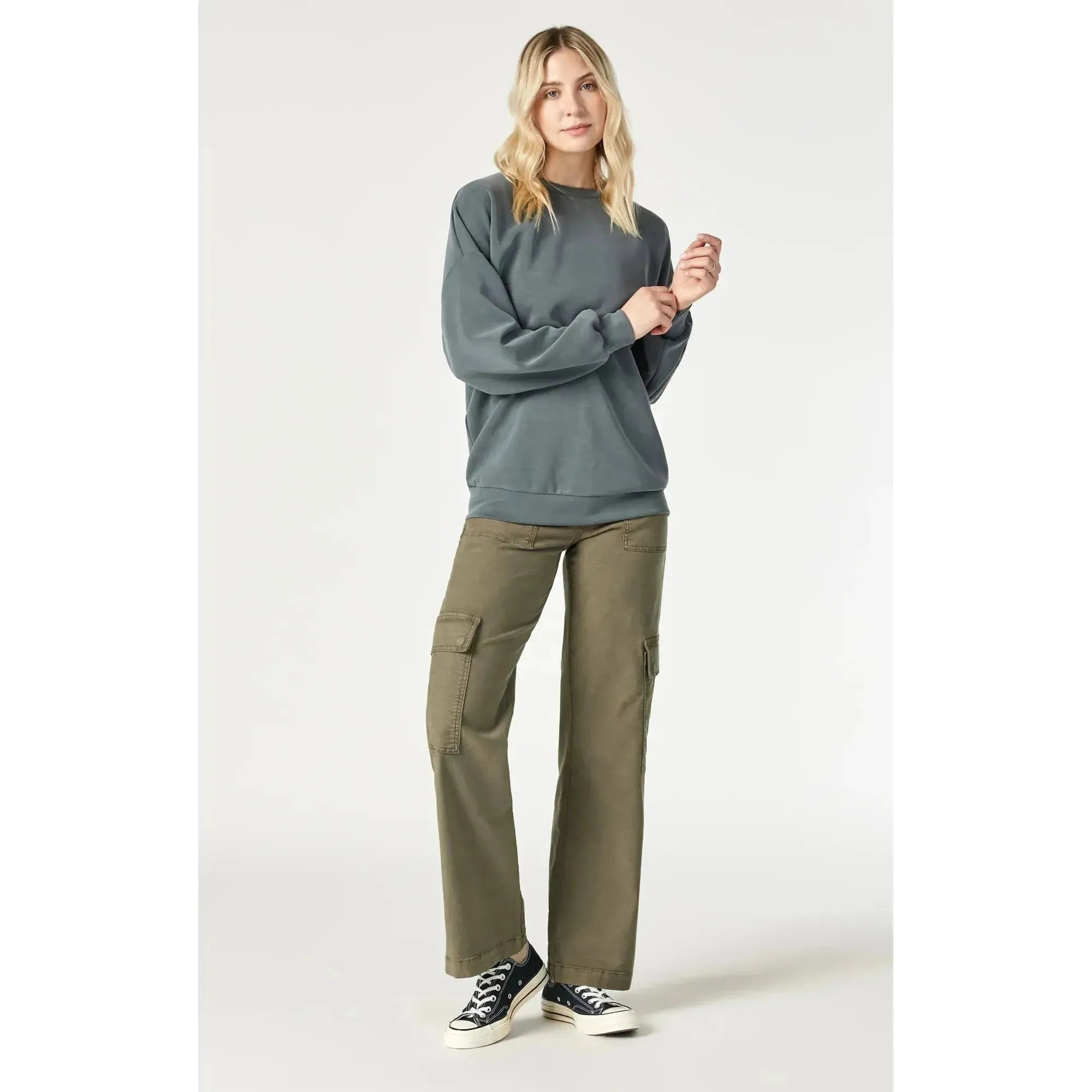 Alva Straight Leg Cargo Pants | High Rise