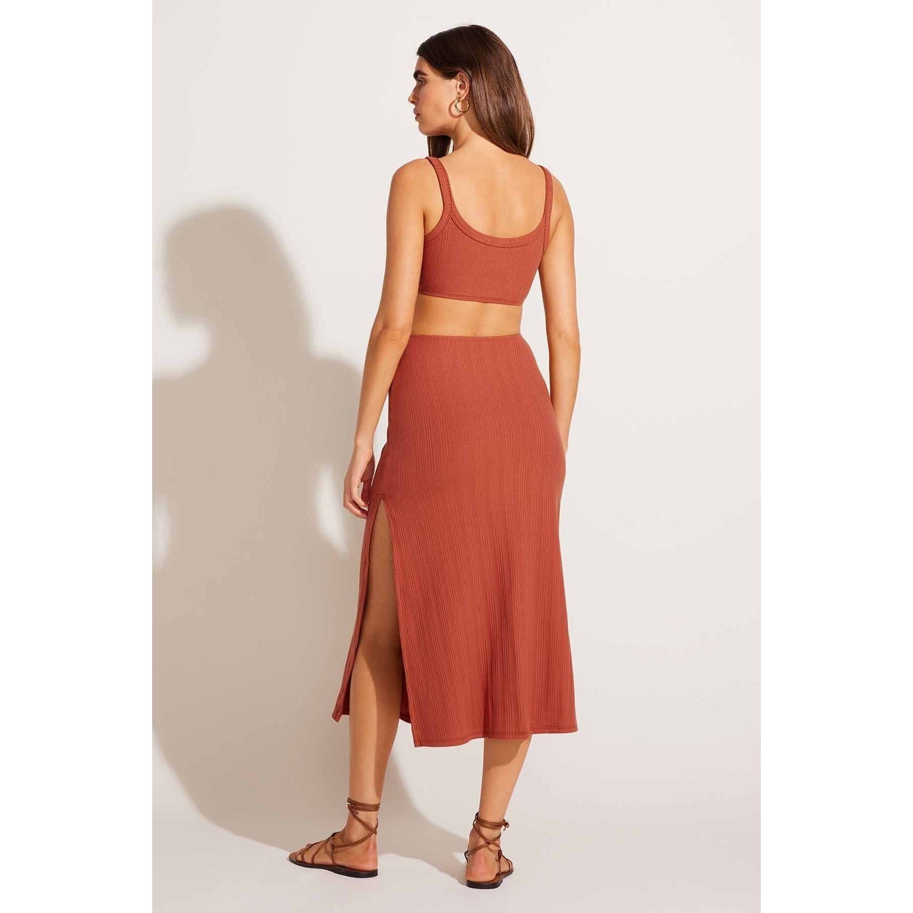 The Icon Cutout Dress - Organic Rib