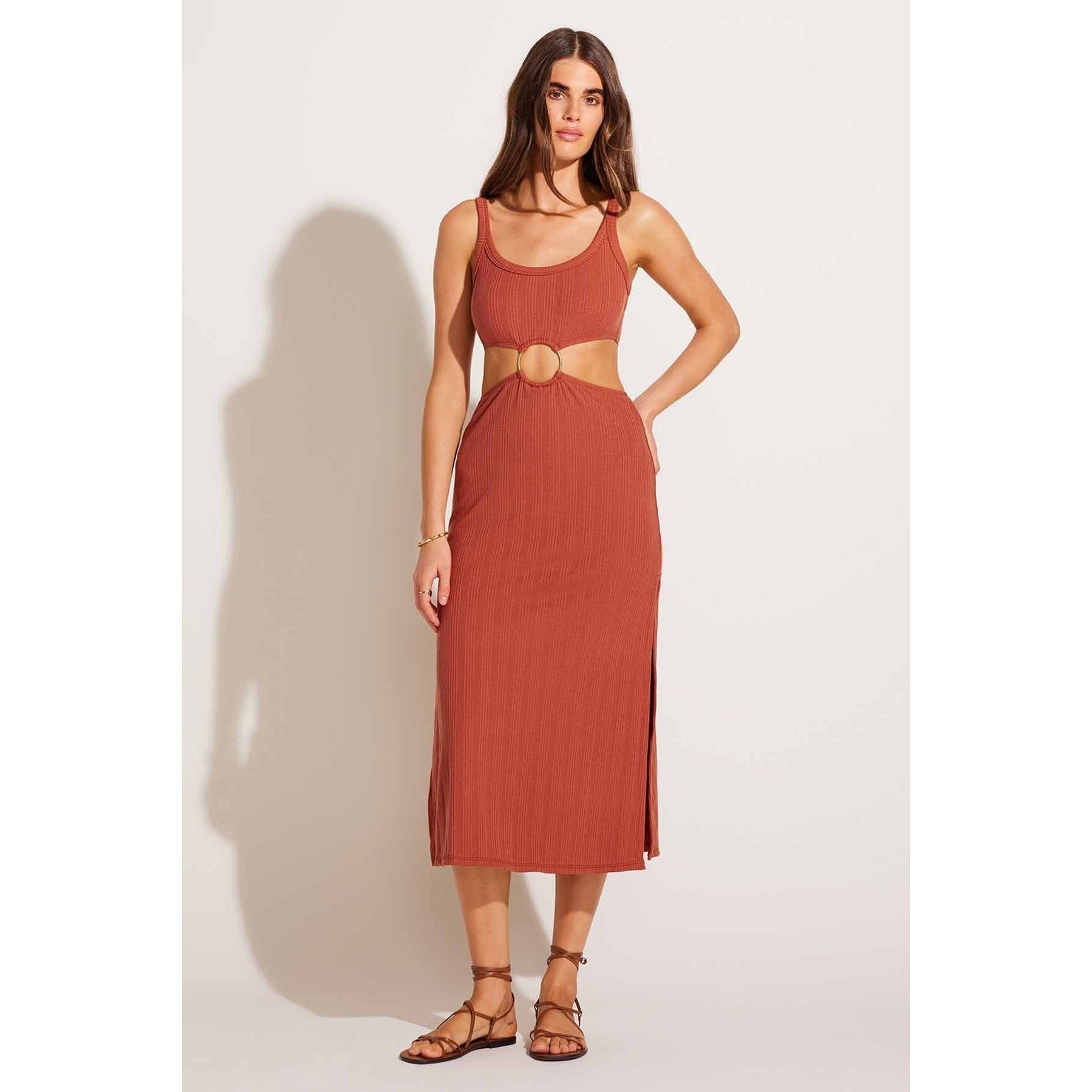 The Icon Cutout Dress - Organic Rib