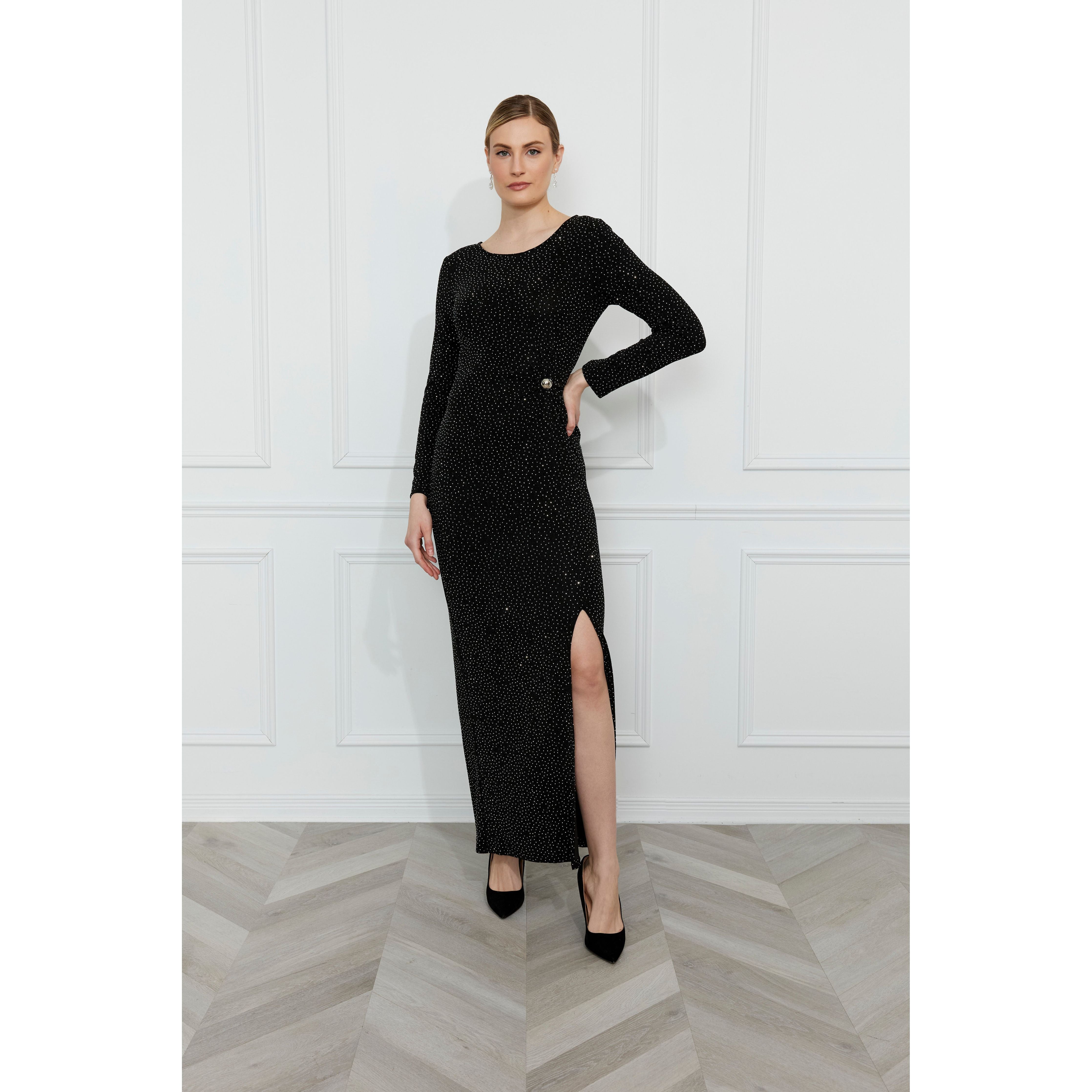 Frank Lyman Bodycon Maxi Dress With Slit Style 259260