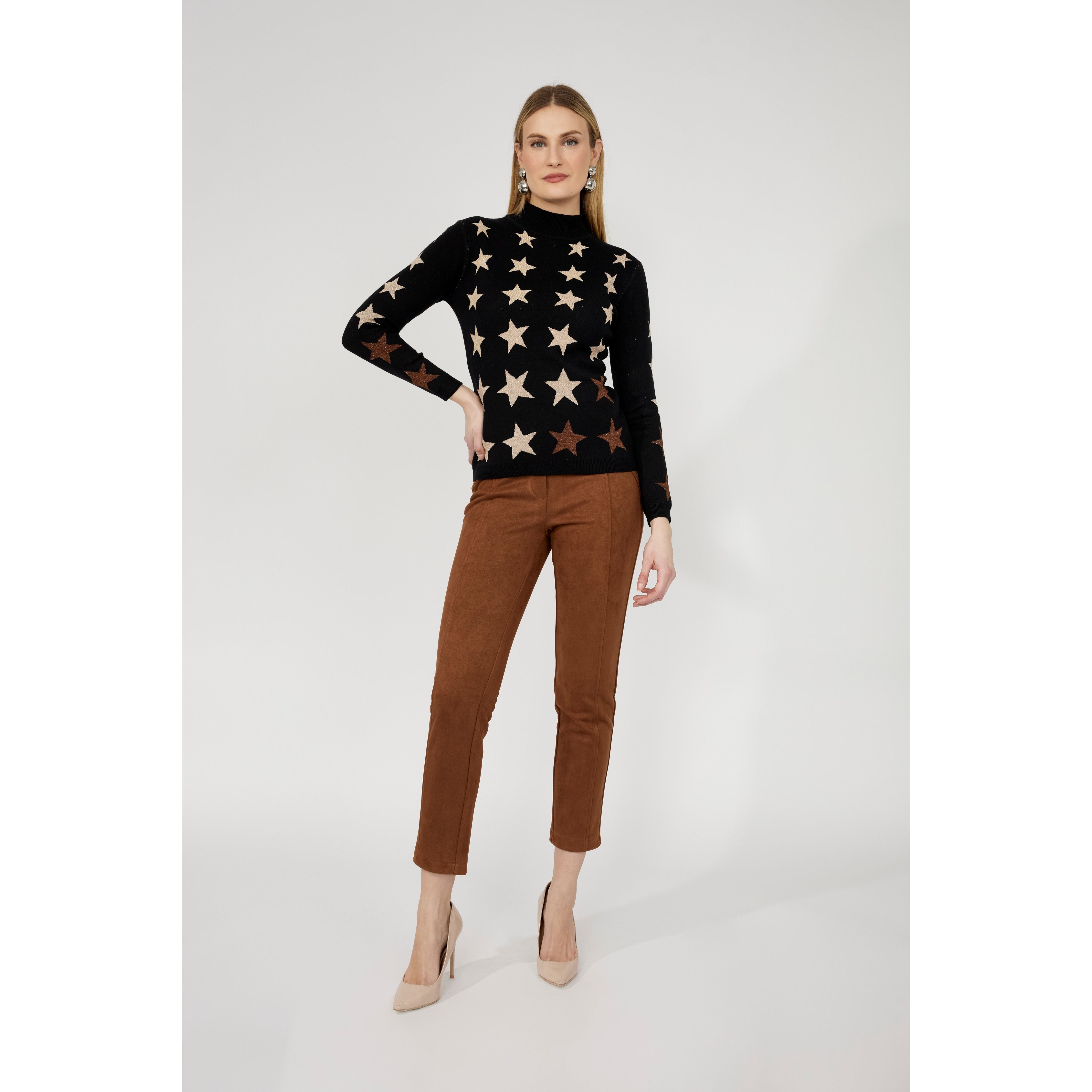 Frank Lyman Star Pullover Sweater 253853