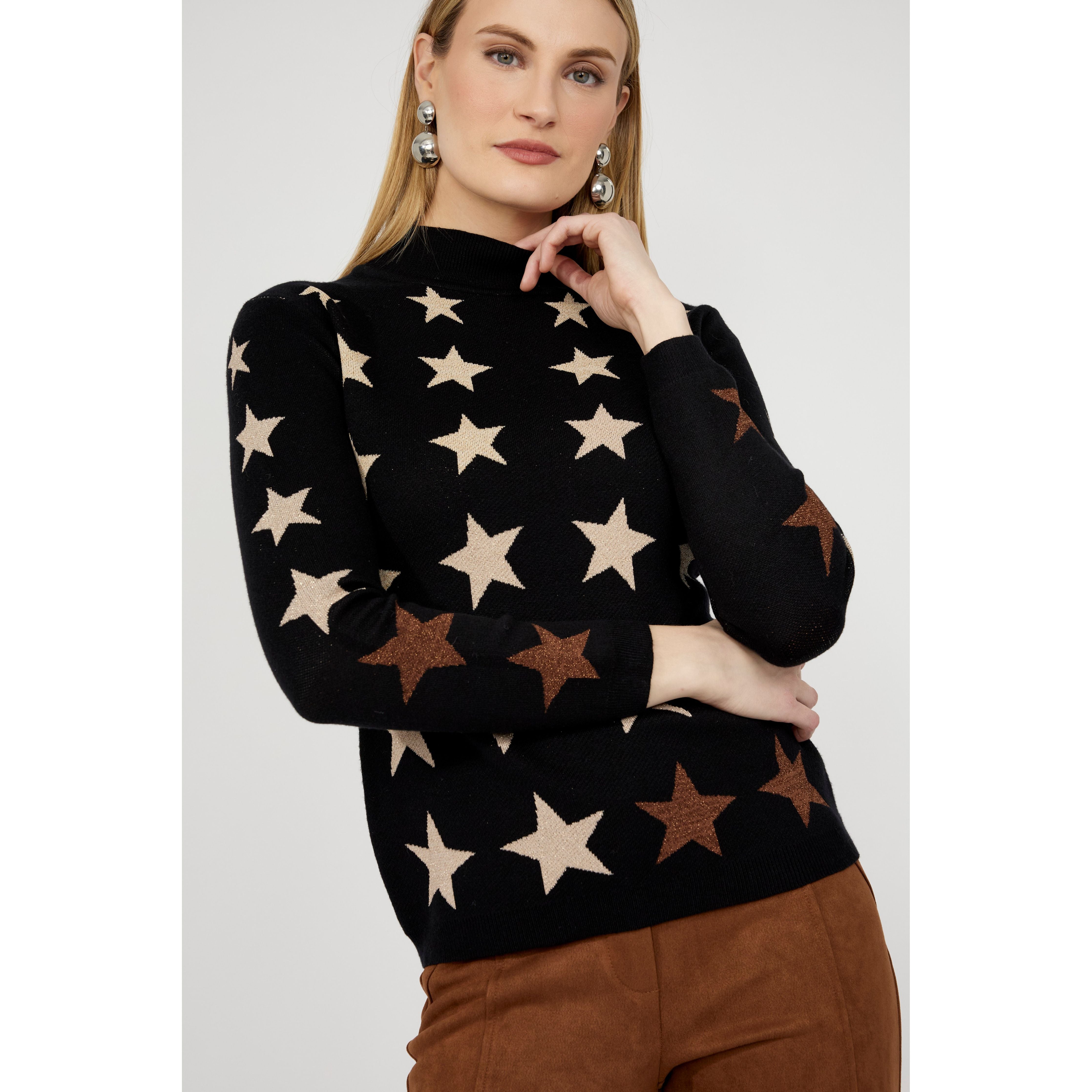 Frank Lyman Star Pullover Sweater 253853