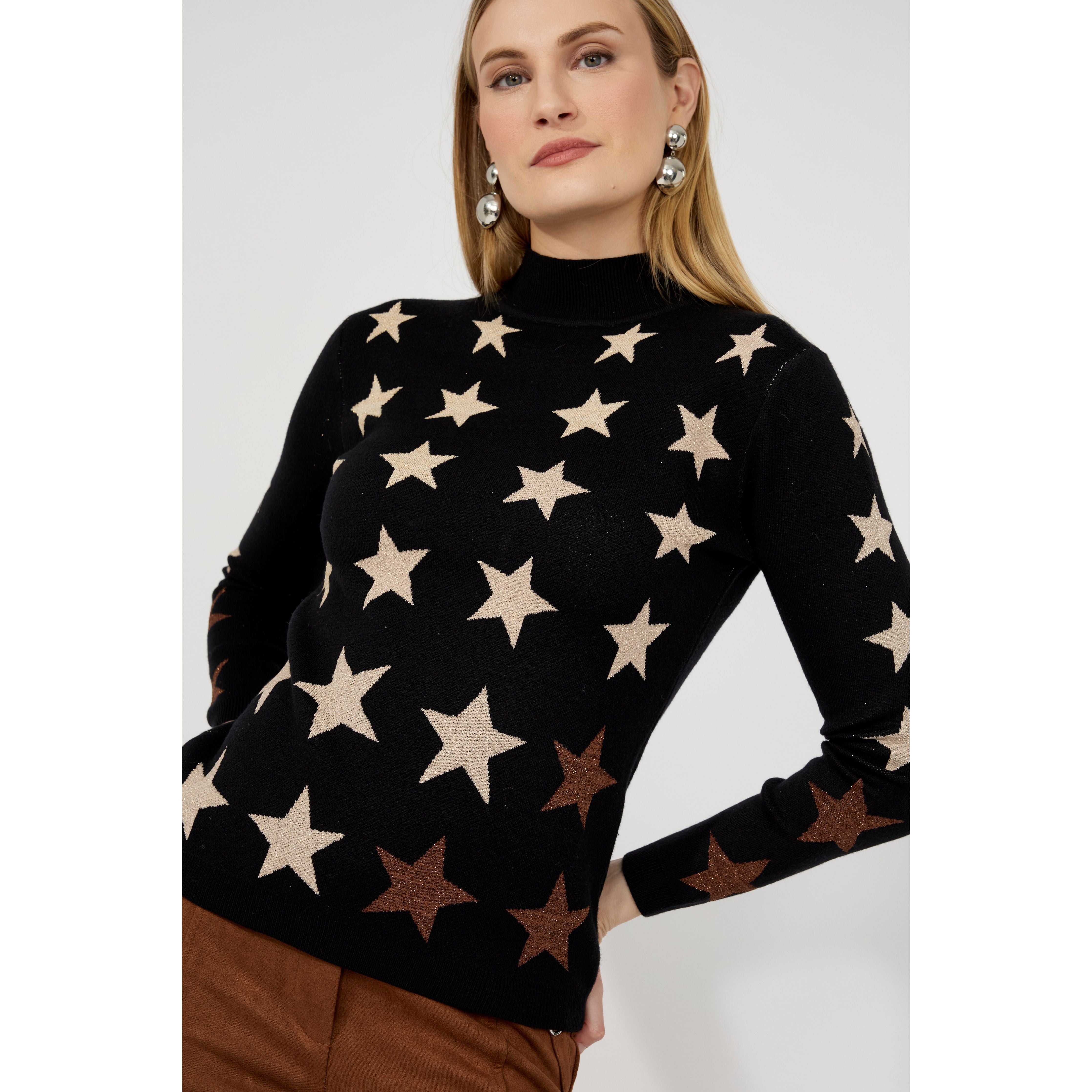 Frank Lyman Star Pullover Sweater 253853