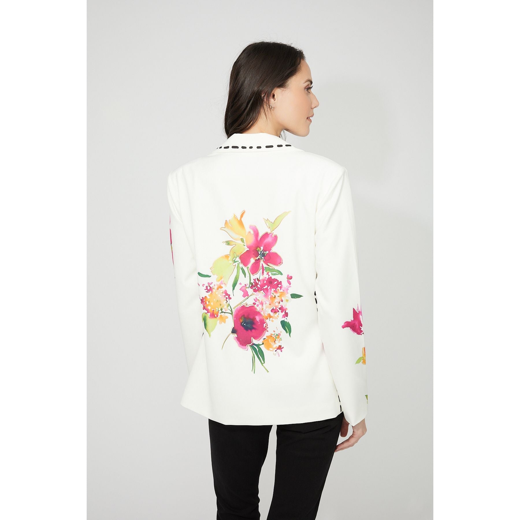 Floral Print Casual Blazer Style 261655
