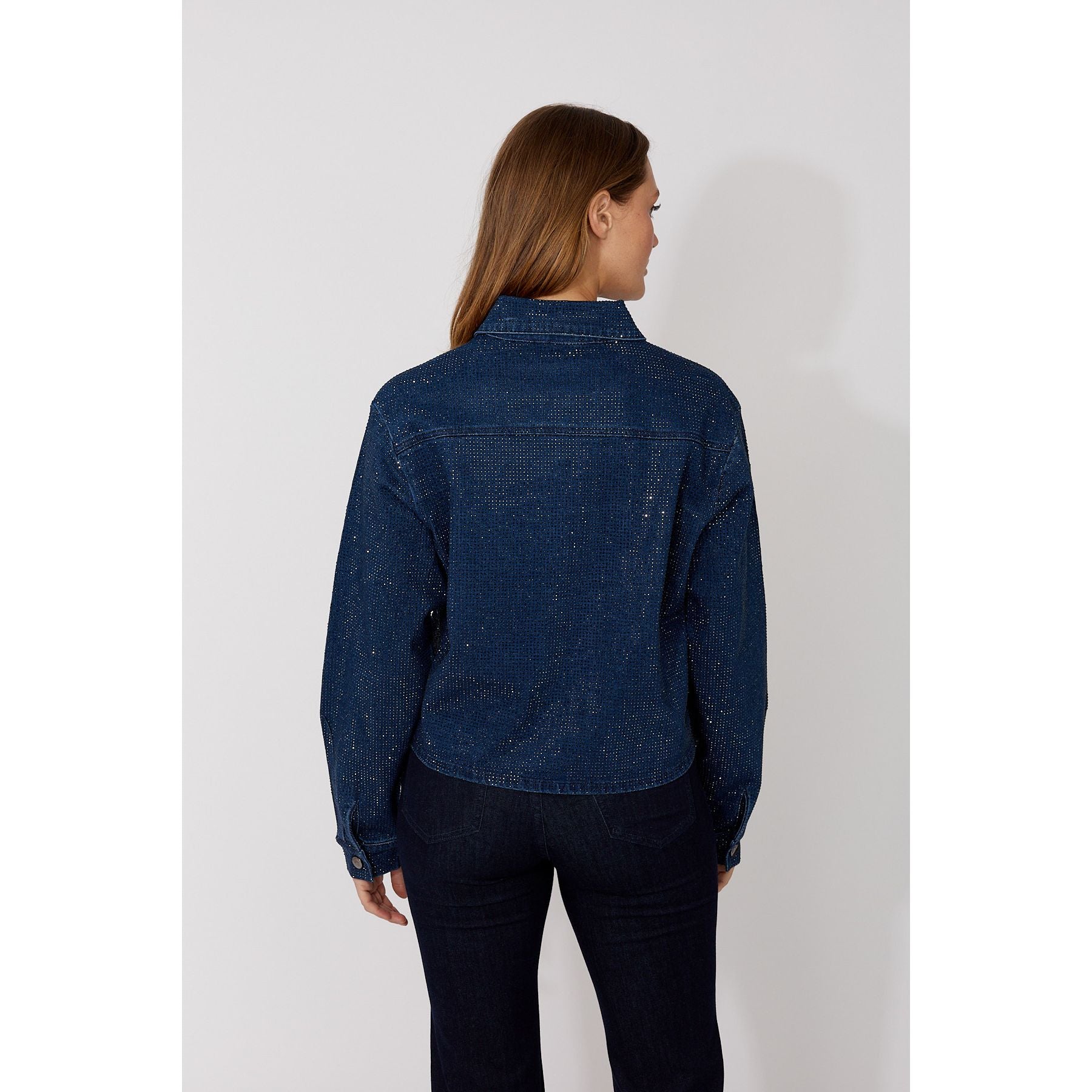 Frank Lyman Denim Rhinestone Jacket