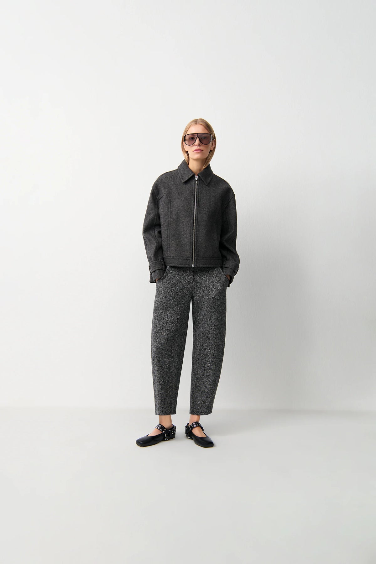 Orly Barrel Cropped Trousers